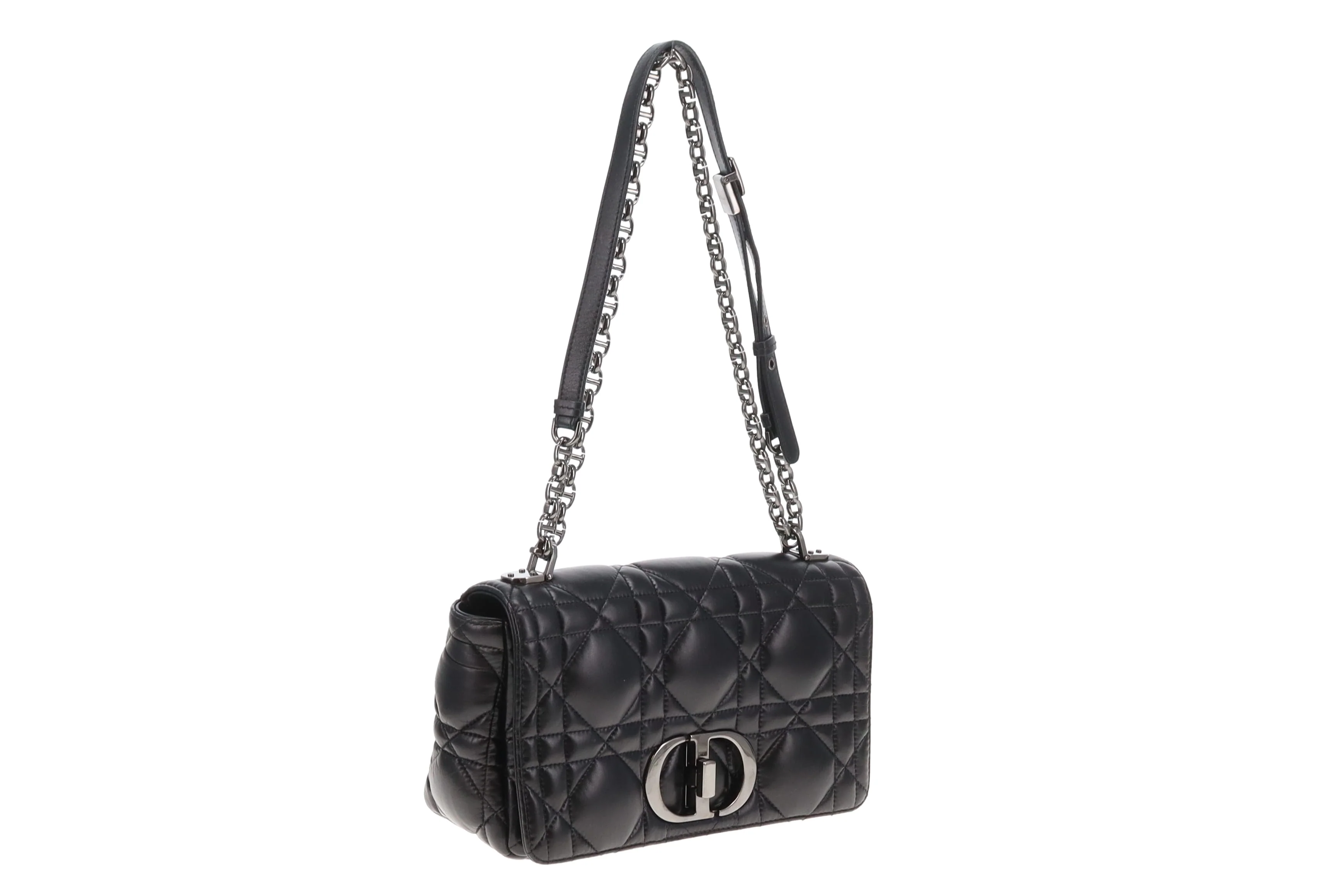 Dior Caro Medium Black Macrocannage Lambskin 2021 - Image 4