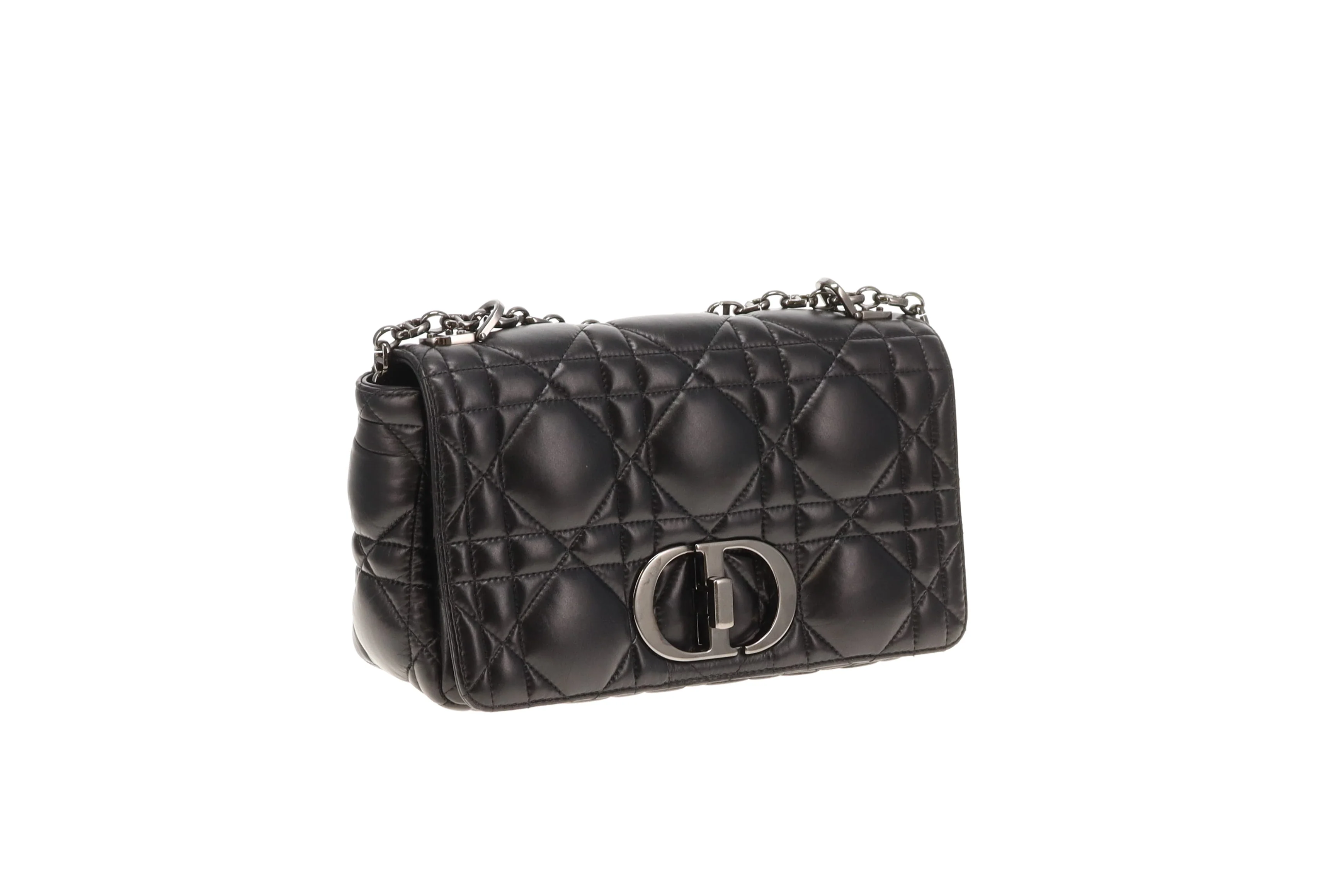 Dior Caro Medium Black Macrocannage Lambskin 2021 - Image 5