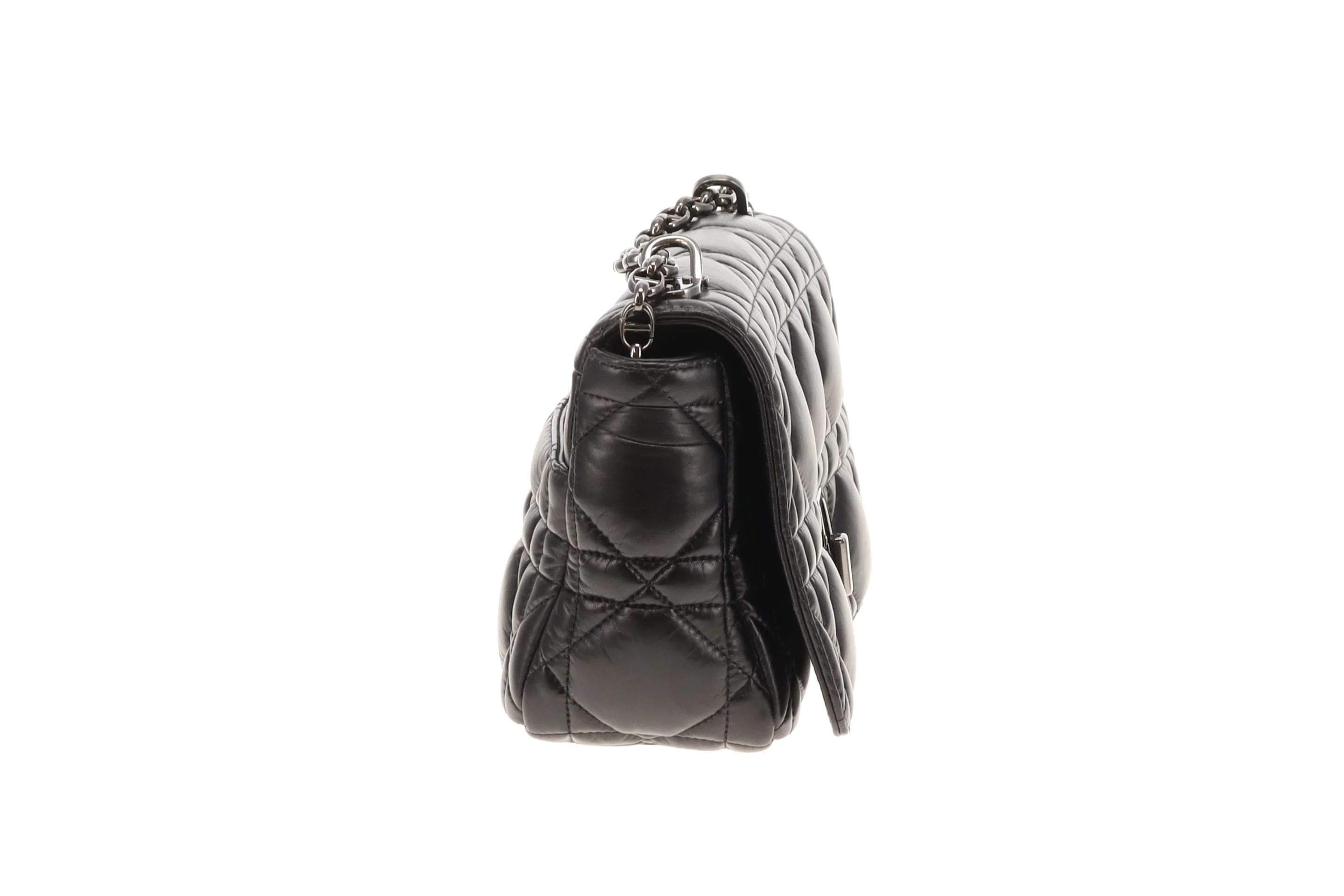 Dior Caro Medium Black Macrocannage Lambskin 2021 - Image 6