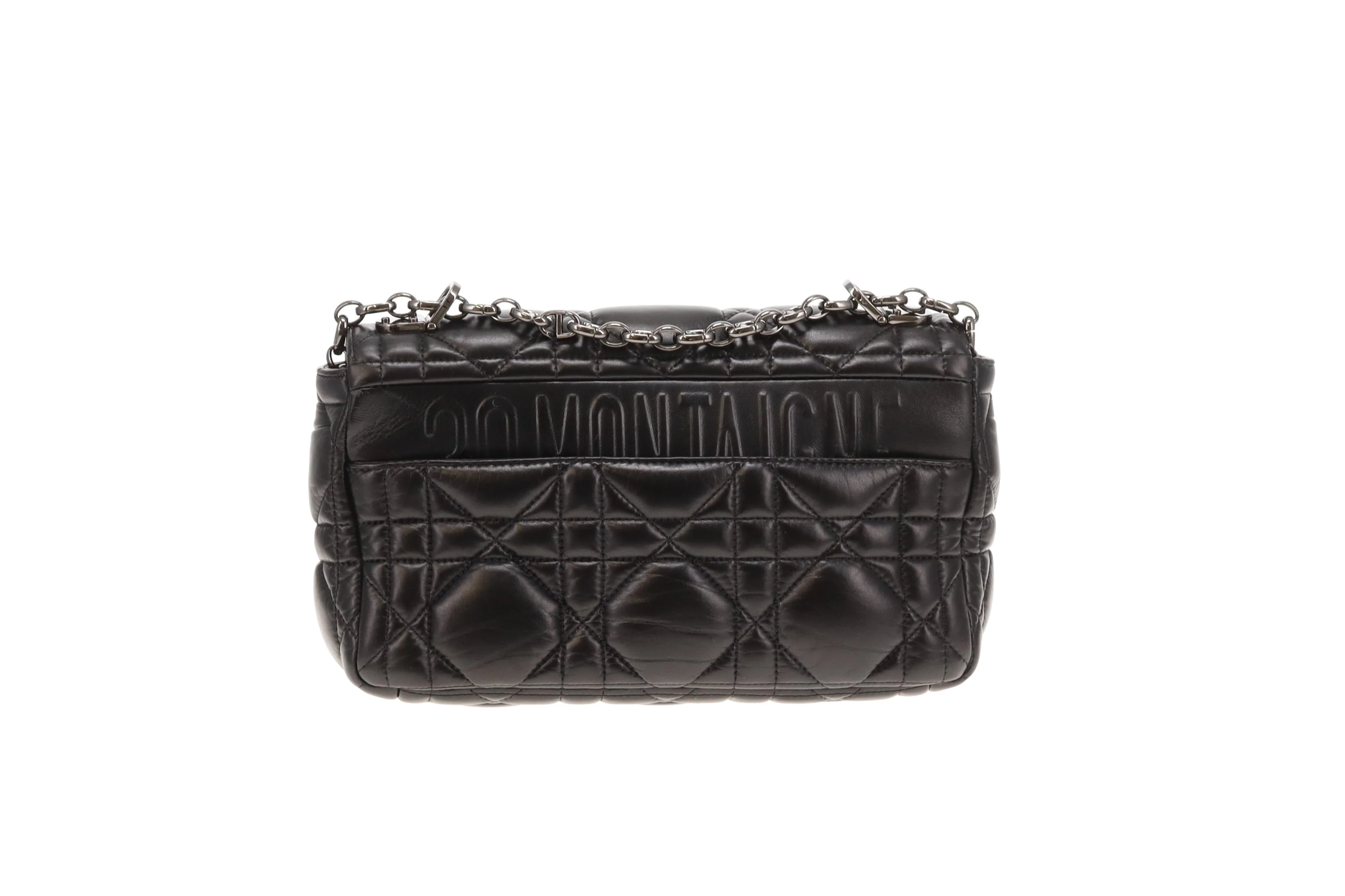 Dior Caro Medium Black Macrocannage Lambskin 2021 - Image 7