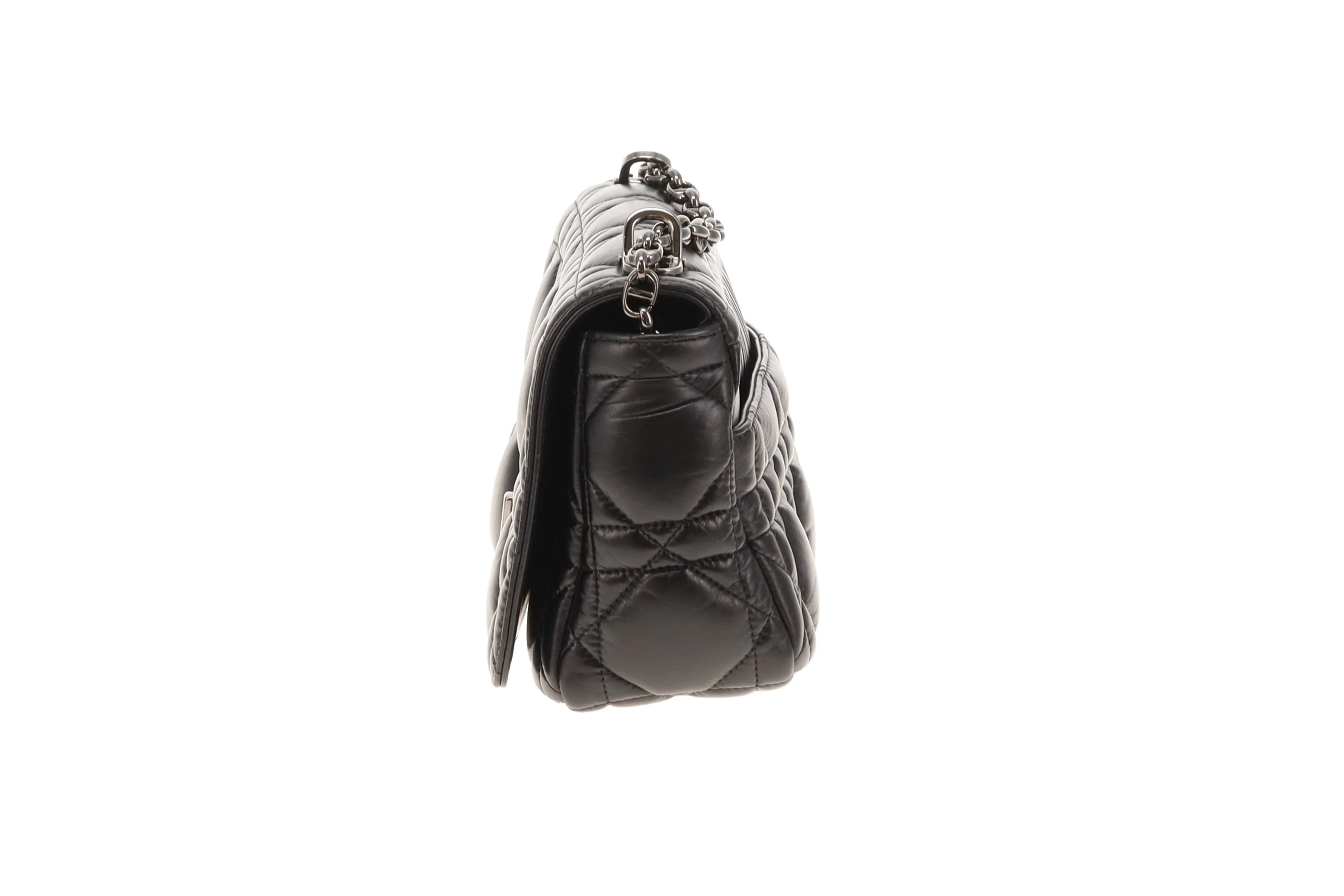 Dior Caro Medium Black Macrocannage Lambskin 2021 - Image 8