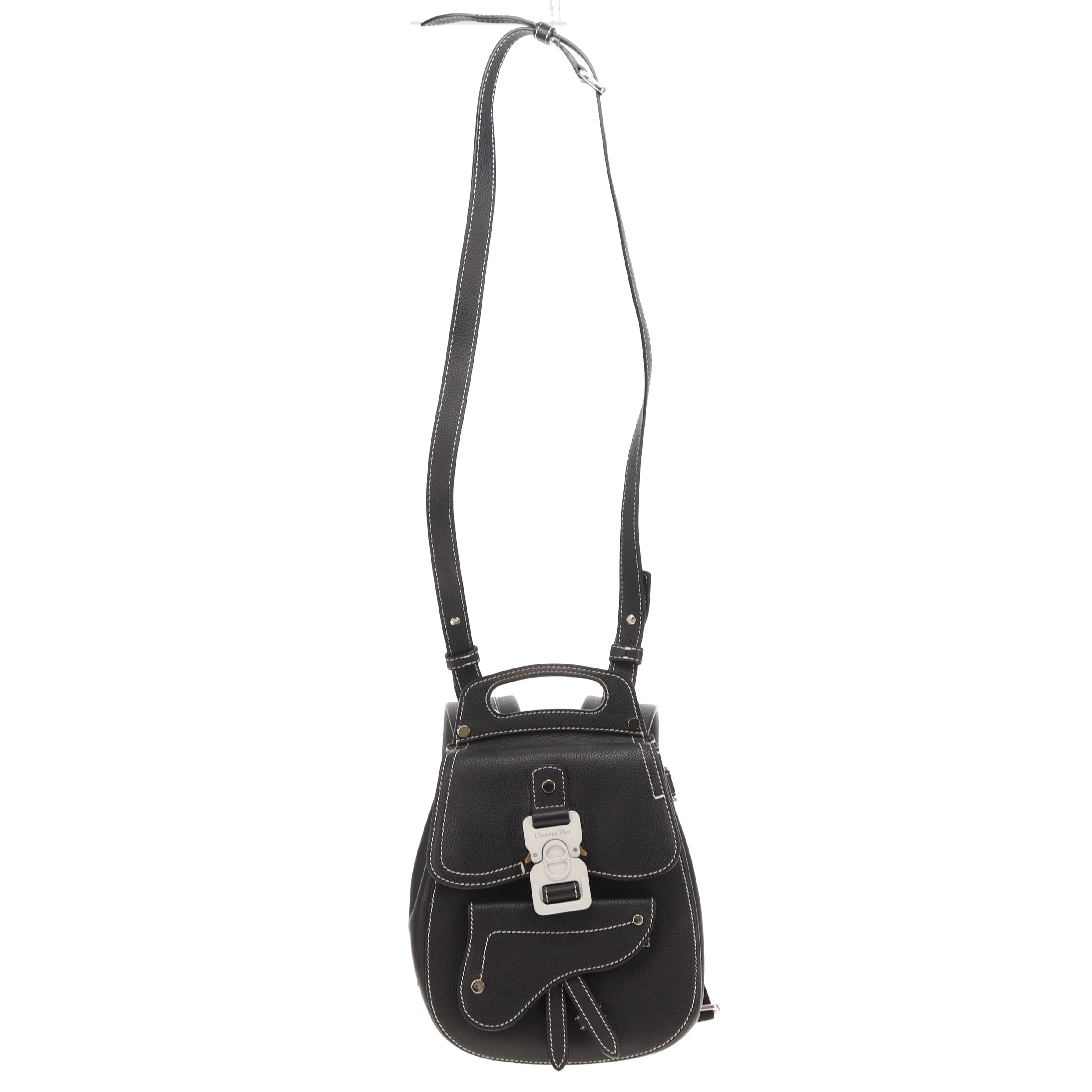 Dior Gallop Convertible Backpack Black - Image 11