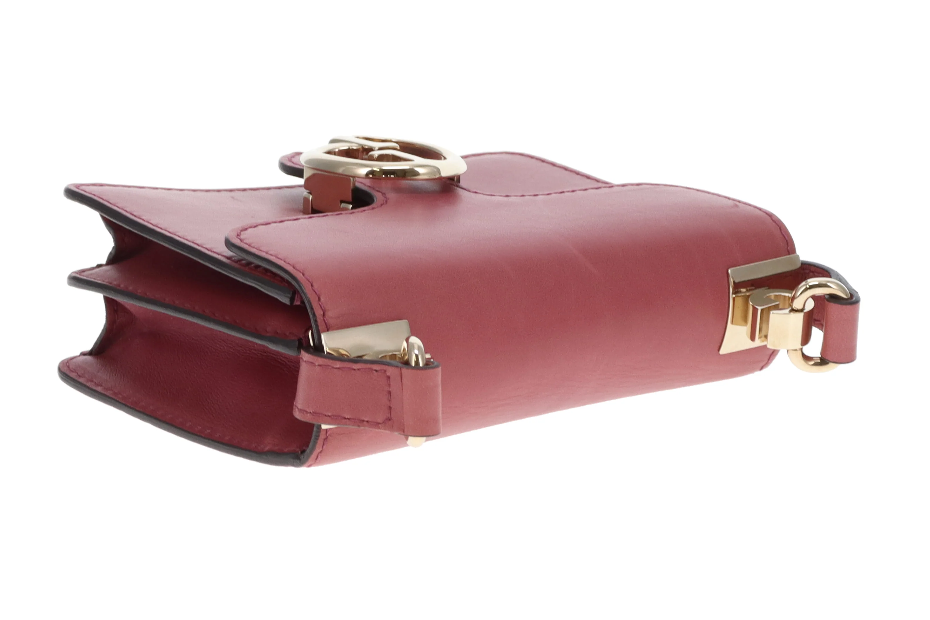 Gucci 1973 Mini Bag Pink Leather GHW - Image 10