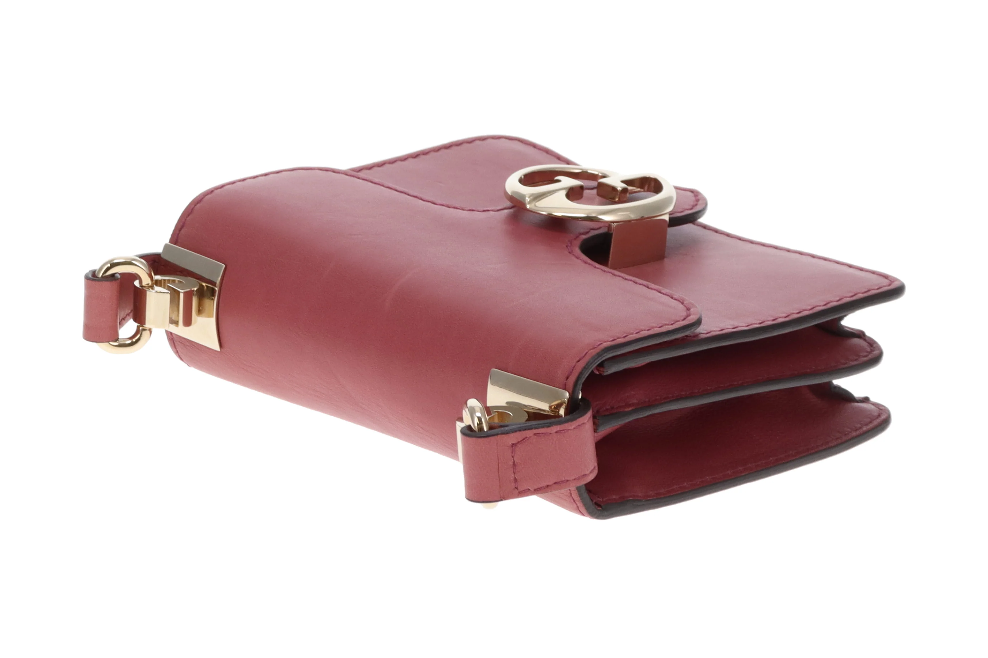 Gucci 1973 Mini Bag Pink Leather GHW - Image 13