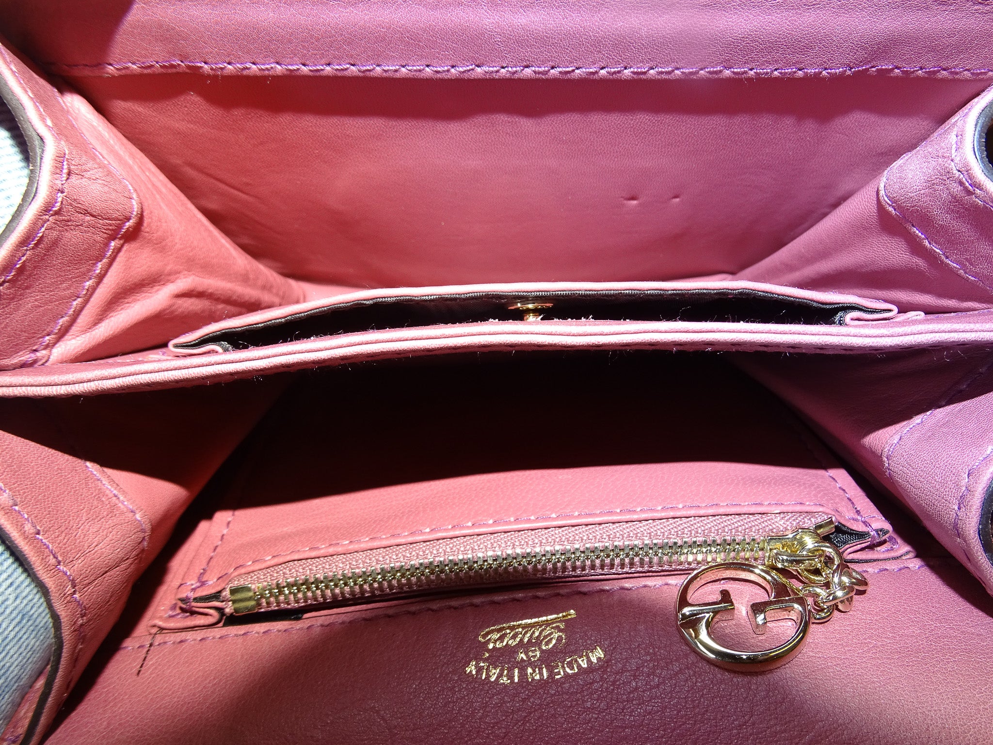 Gucci 1973 Mini Bag Pink Leather GHW - Image 14