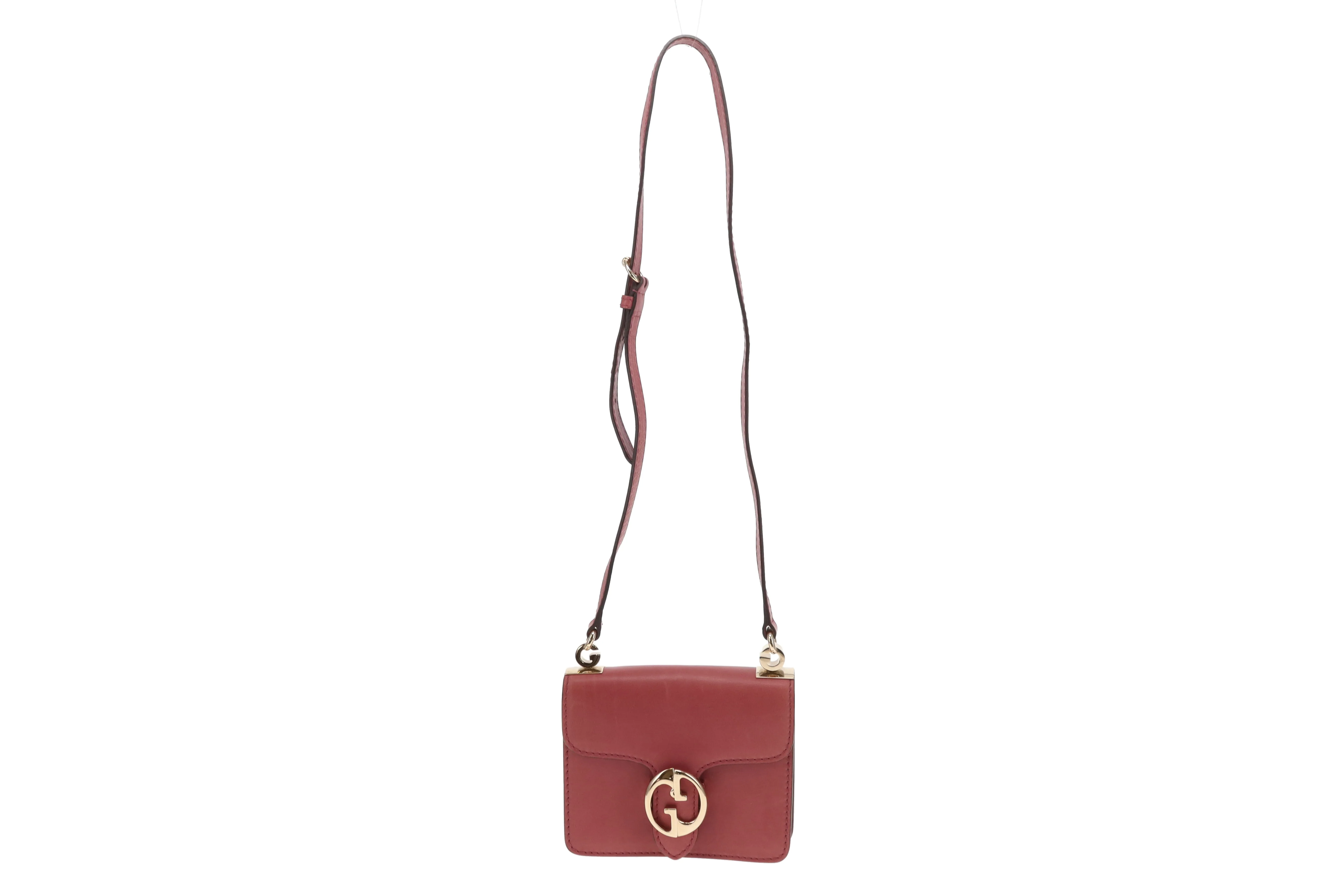 Gucci 1973 Mini Bag Pink Leather GHW - Image 3