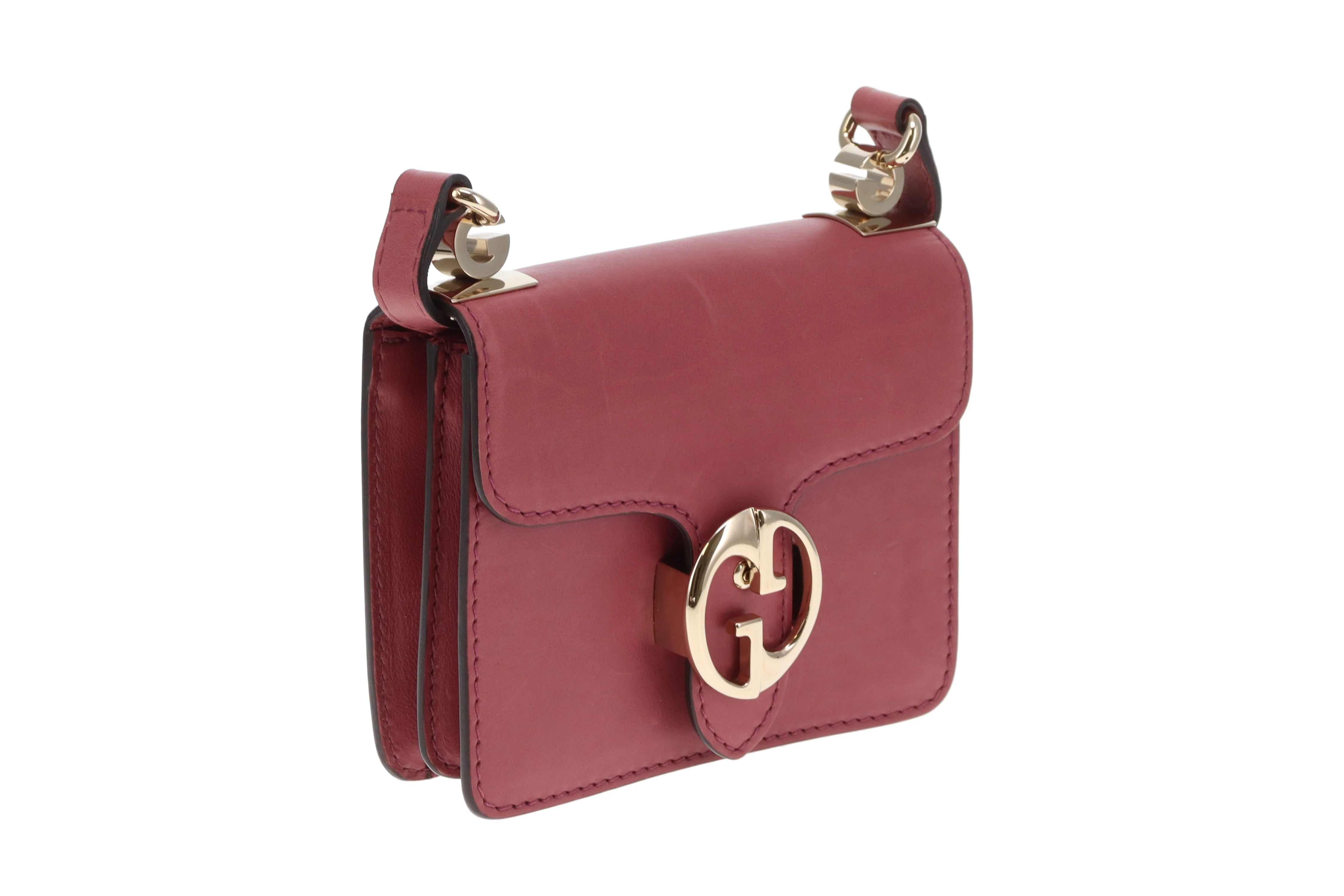 Gucci 1973 Mini Bag Pink Leather GHW - Image 4