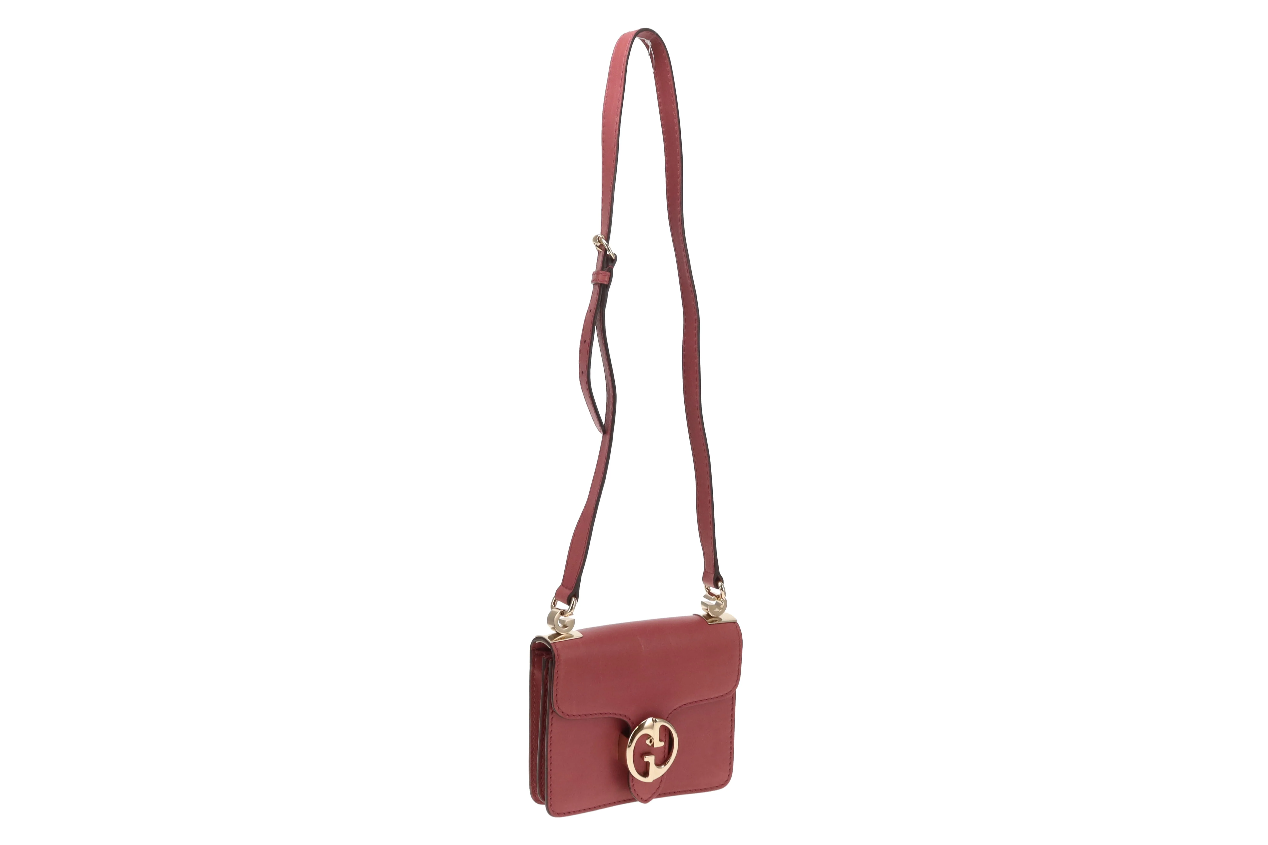 Gucci 1973 Mini Bag Pink Leather GHW - Image 5