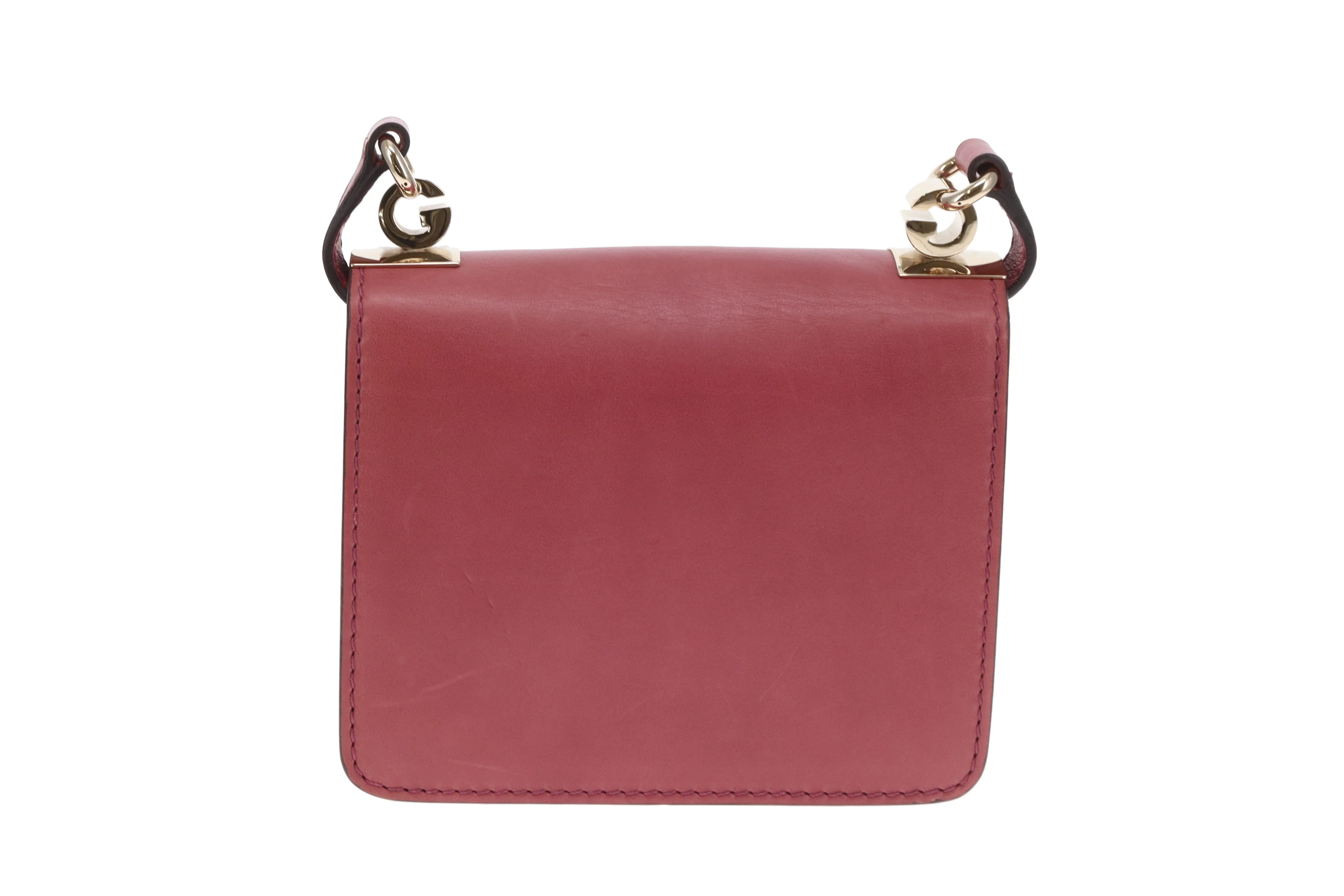 Gucci 1973 Mini Bag Pink Leather GHW - Image 7