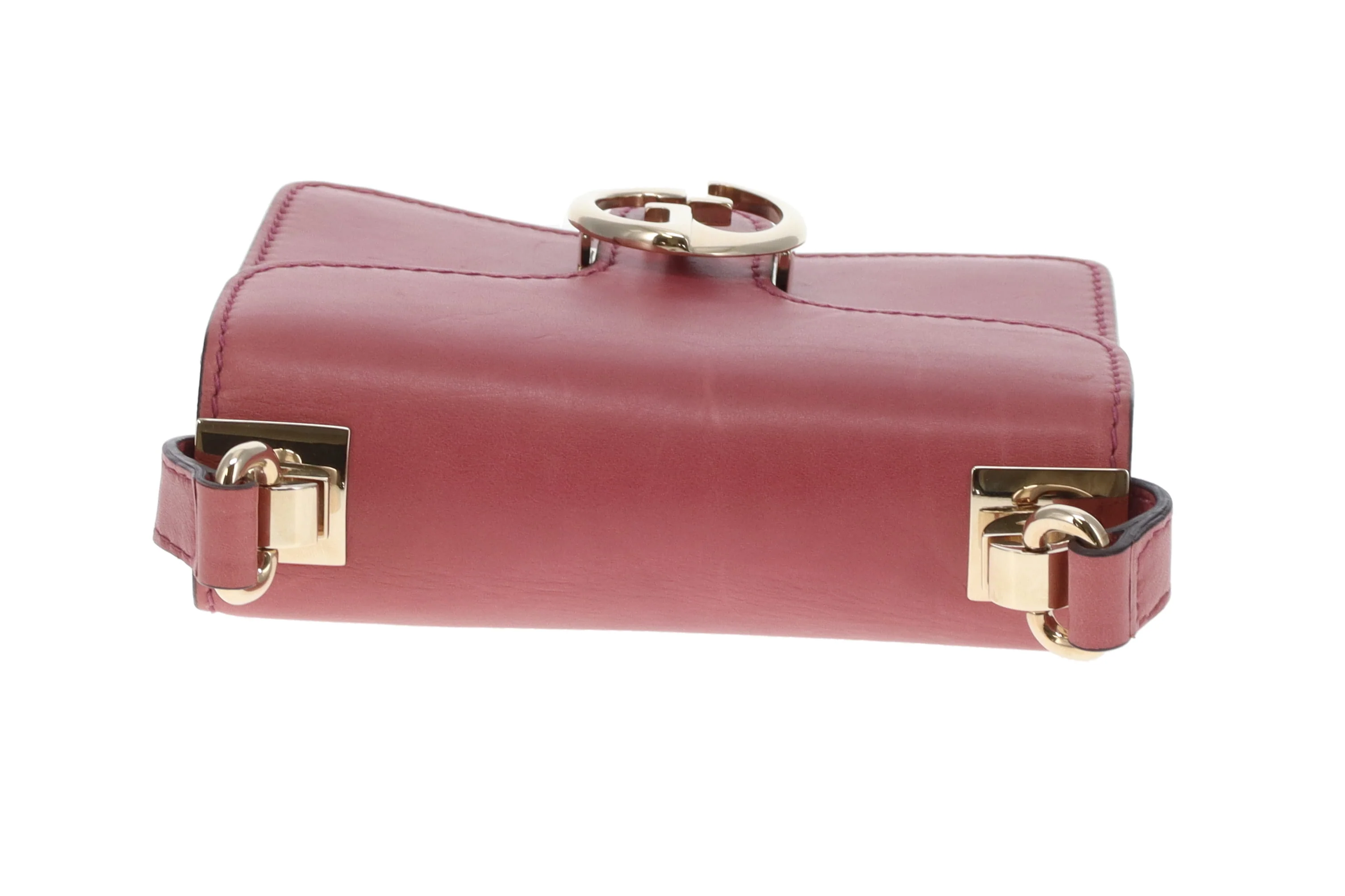 Gucci 1973 Mini Bag Pink Leather GHW - Image 9