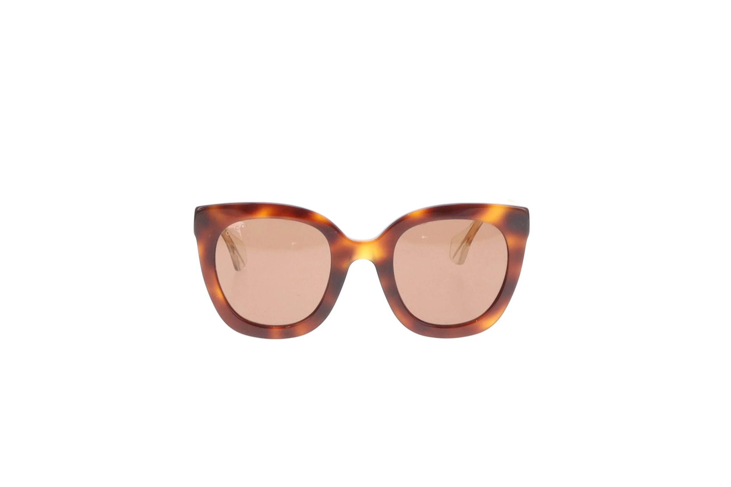 Gucci Cat Eye Tortoise & Gold Resin Frame Sunglasses GG06564S - Image 3