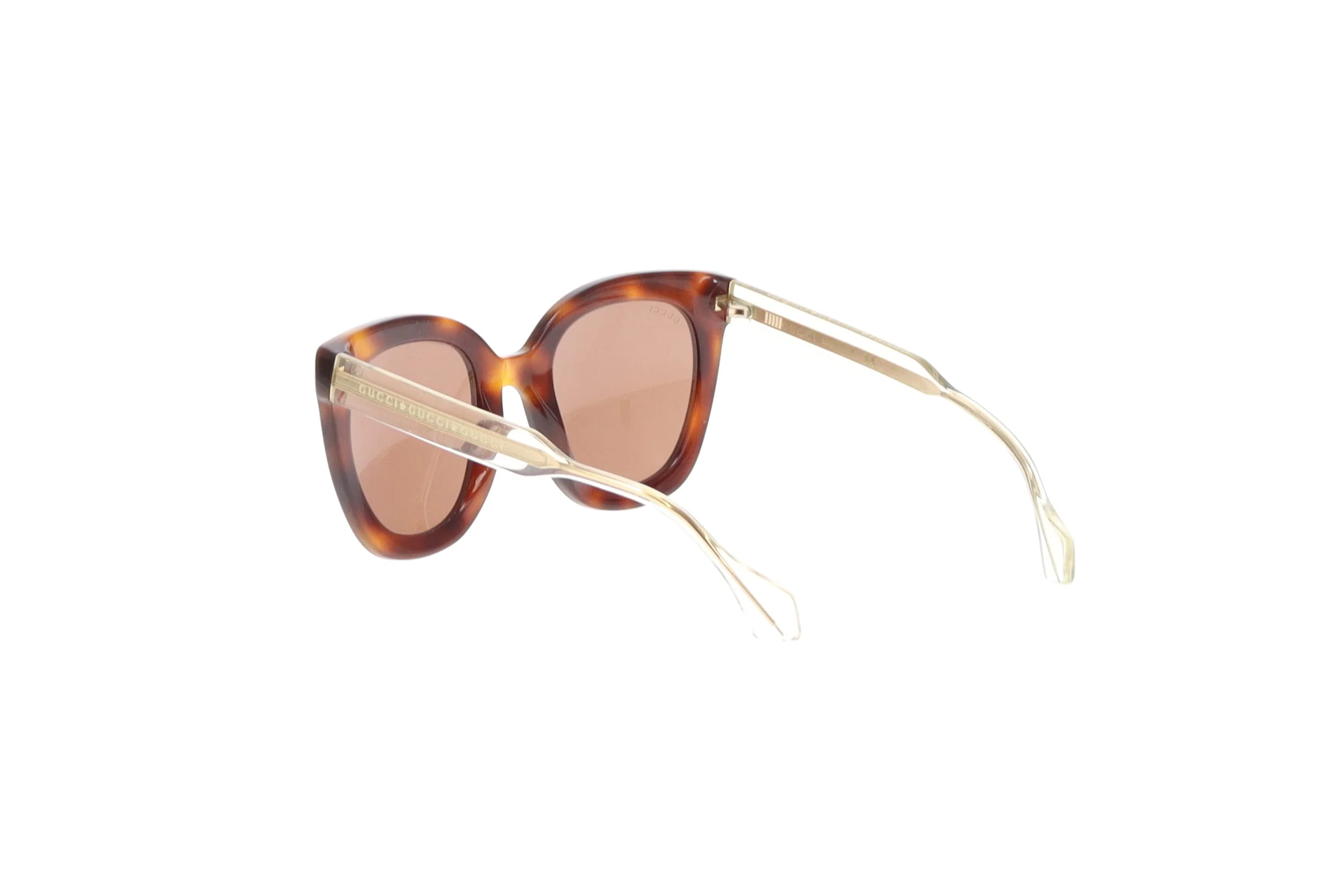 Gucci Cat Eye Tortoise & Gold Resin Frame Sunglasses GG06564S - Image 8