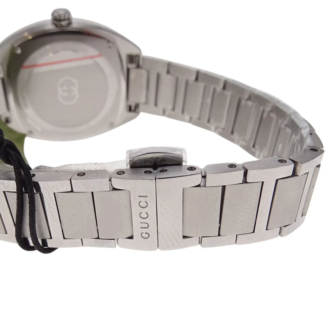 Gucci Interlocking 29mm Pink Dial Diamond Dots Steel Bracelet Watch - Image 4