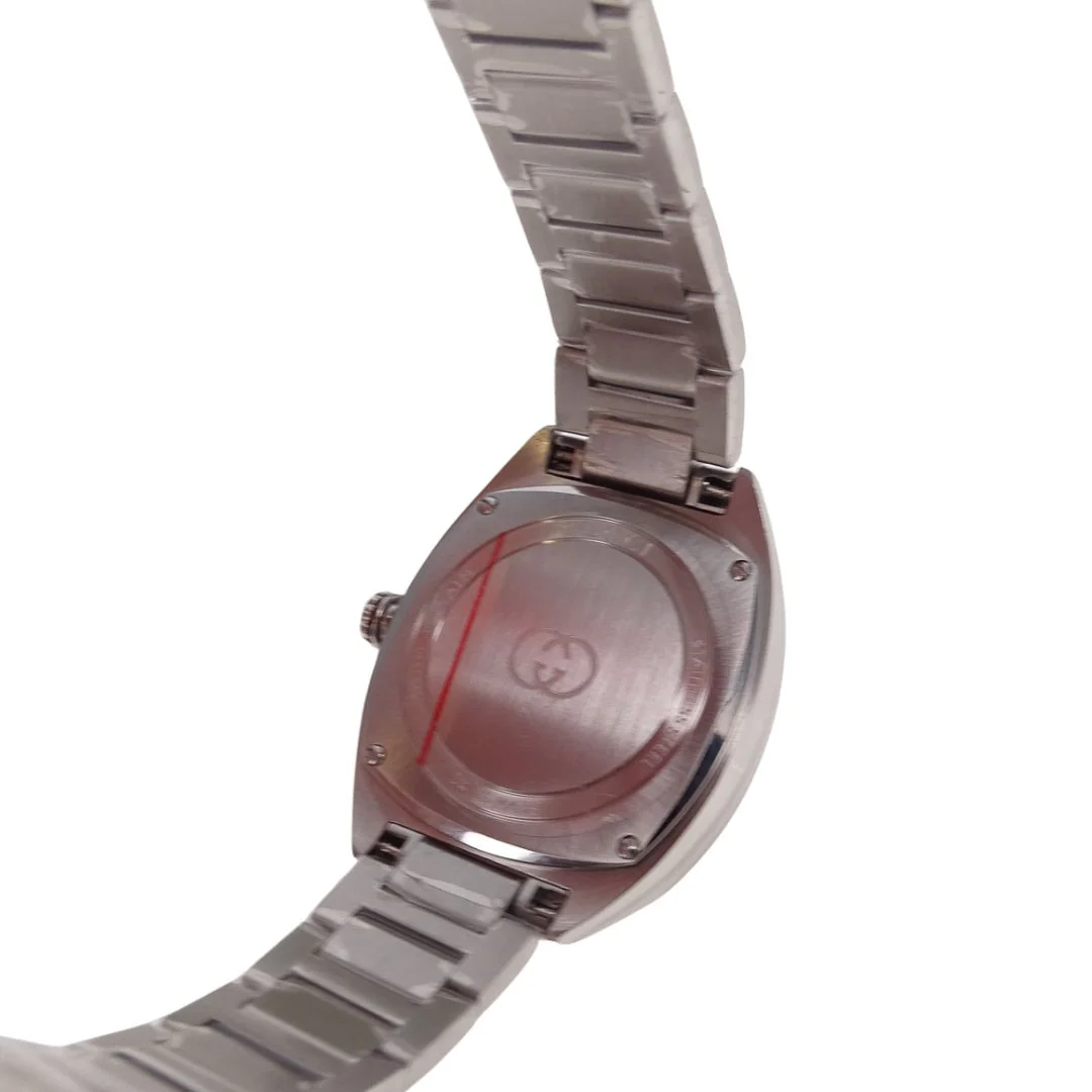 Gucci Interlocking 29mm Pink Dial Diamond Dots Steel Bracelet Watch - Image 5