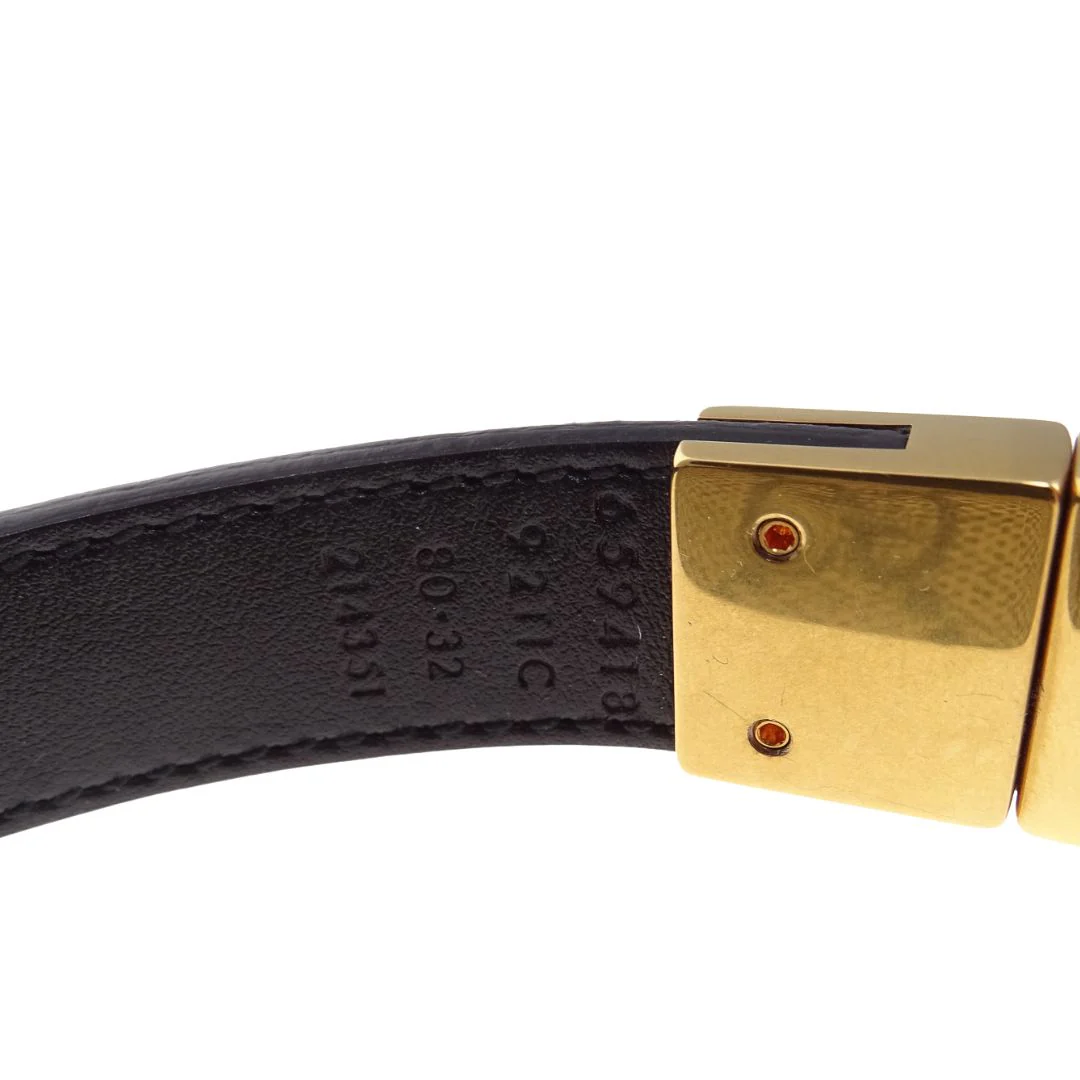 Gucci Marmont GG Thin Belt In GG Supreme Canvas & Leather 80/32 - Image 4