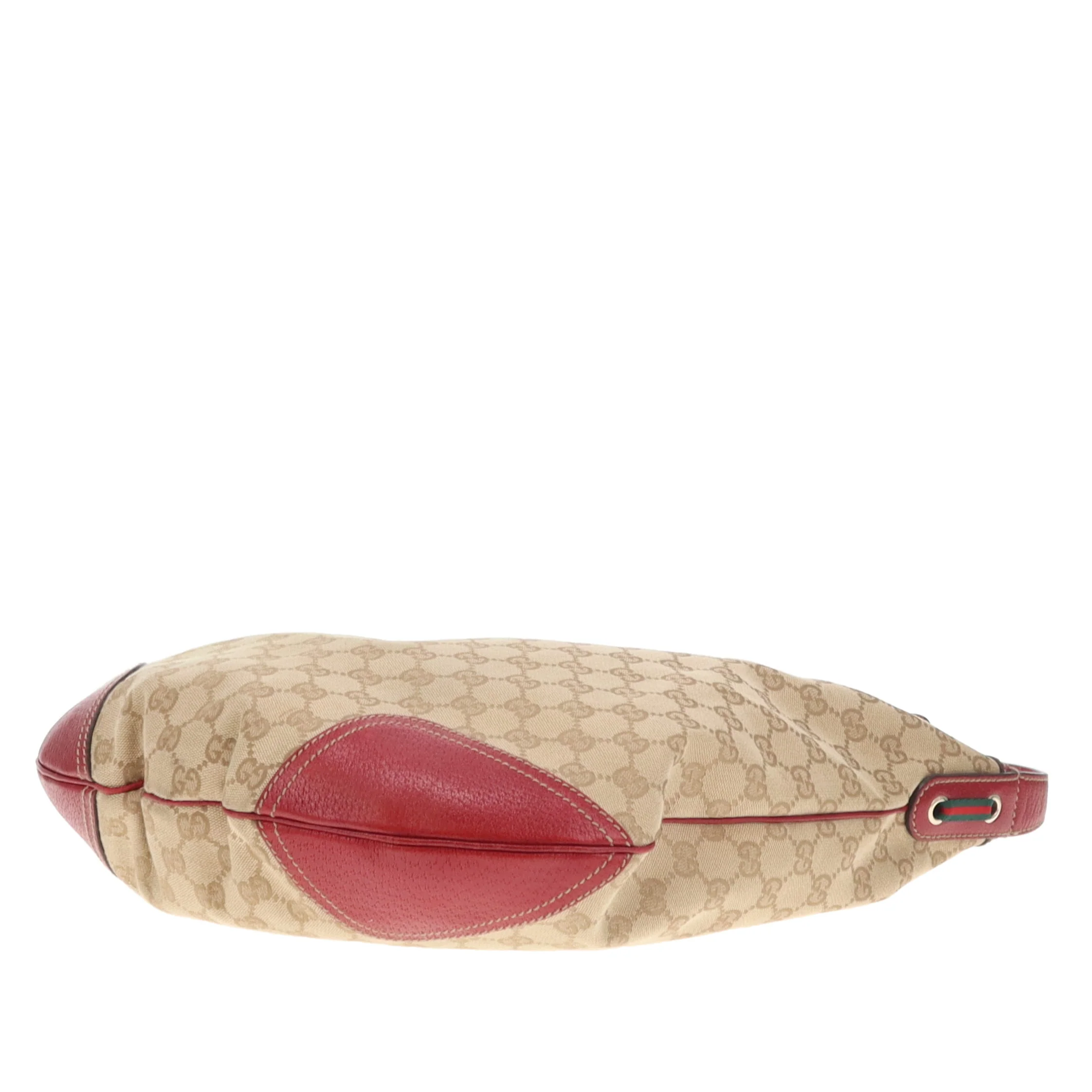 Gucci Princy Hobo GG Canvas and Red Leather - Image 9