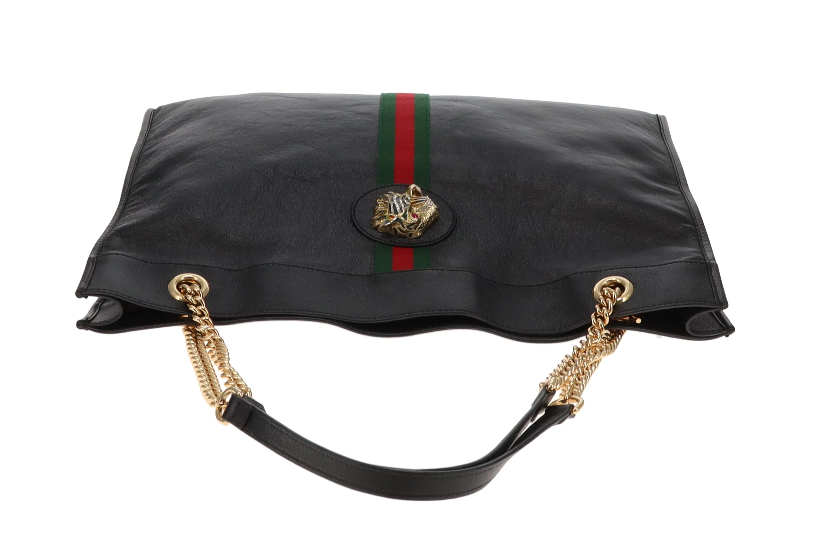 Gucci Rajah Tiger Head Black Tote - Image 6