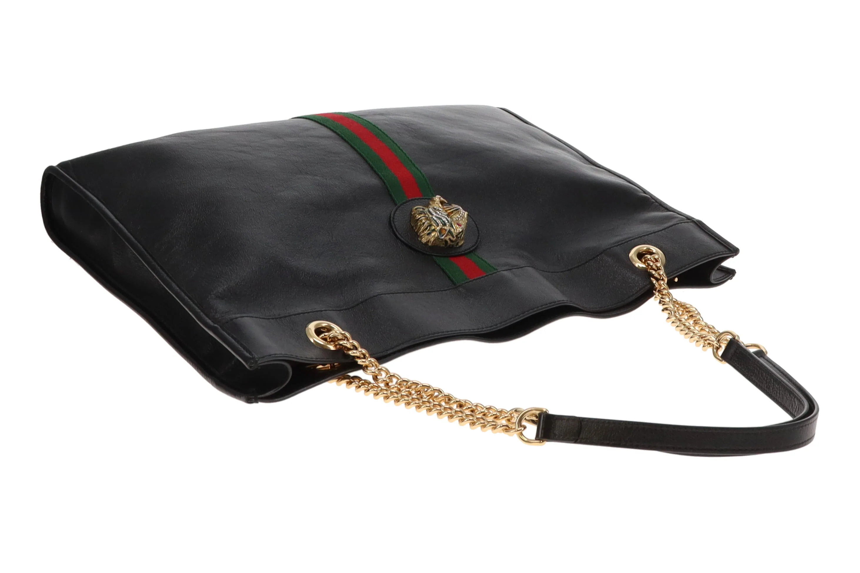 Gucci Rajah Tiger Head Black Tote - Image 7