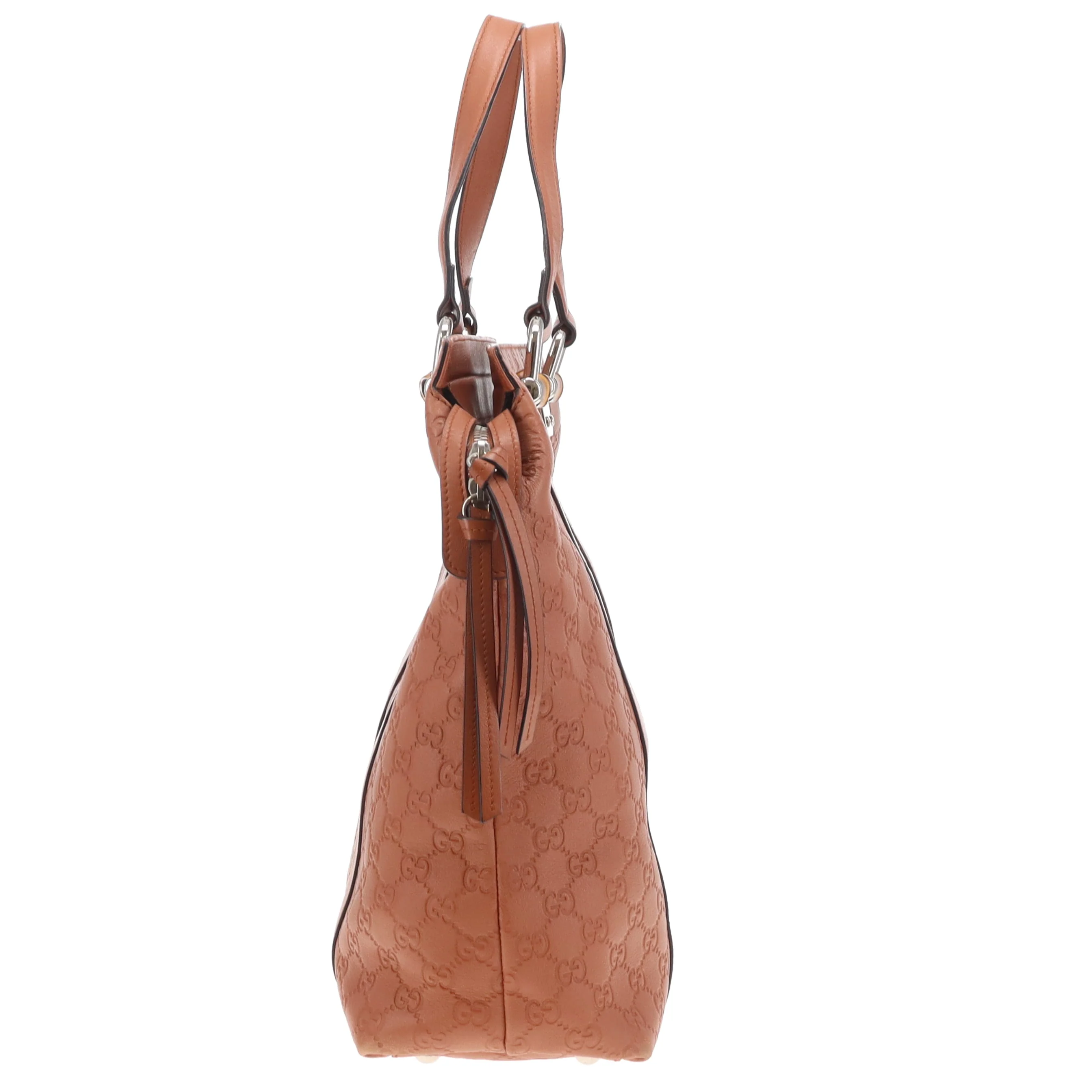 Gucci Tender Bamboo Bar ToteTan Guccissima - Image 6