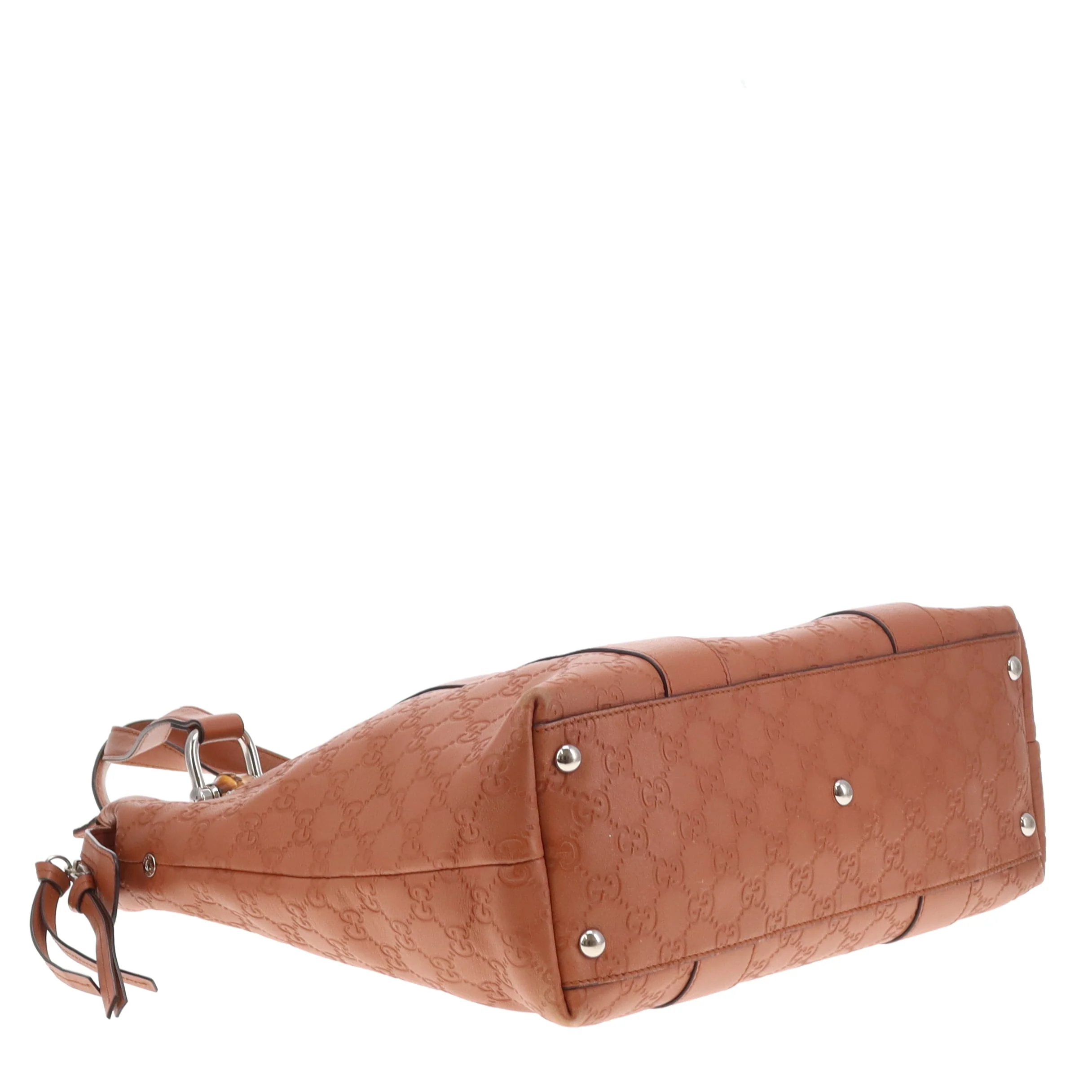 Gucci Tender Bamboo Bar ToteTan Guccissima - Image 7