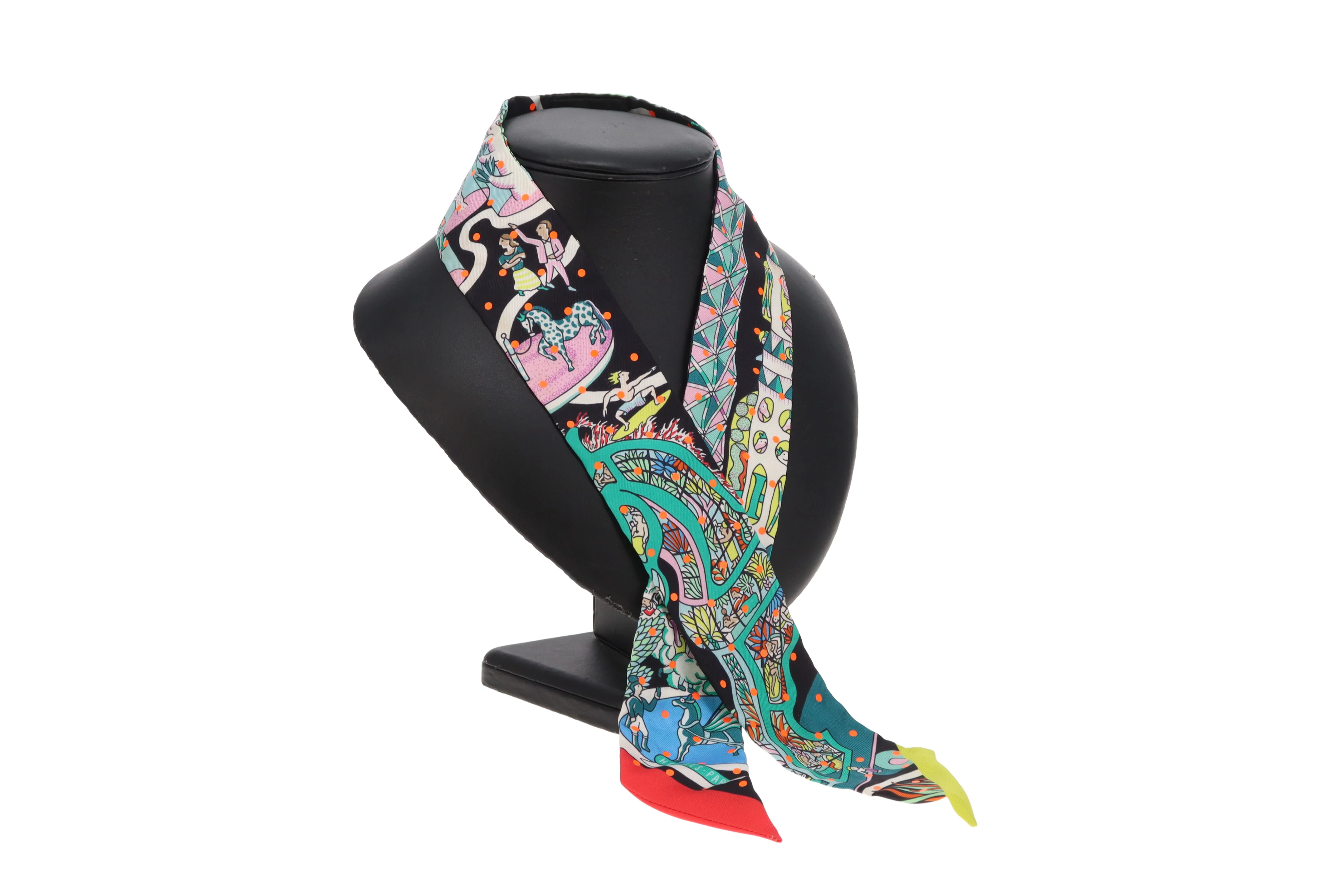 Hermes Animapolis Silk Twilly 2 - Image 2