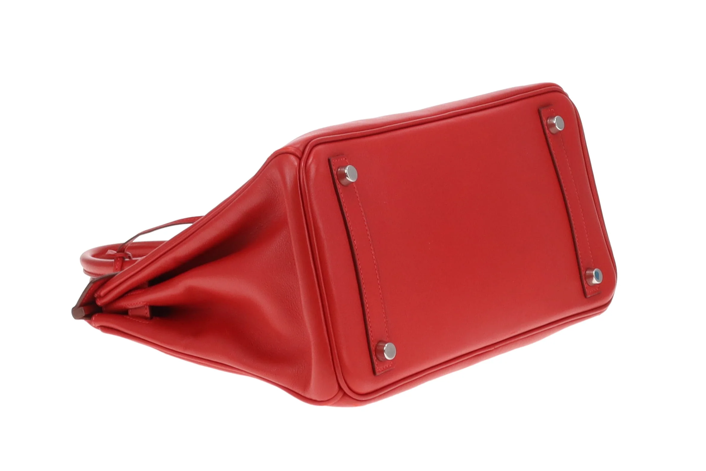 Hermes Birkin 30 Rouge Swift Leather PHW 2007 - Image 11
