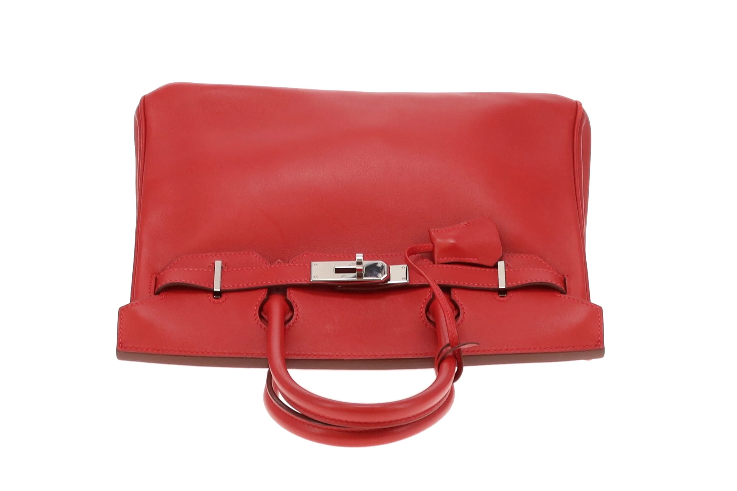 Hermes Birkin 30 Rouge Swift Leather PHW 2007 - Image 8