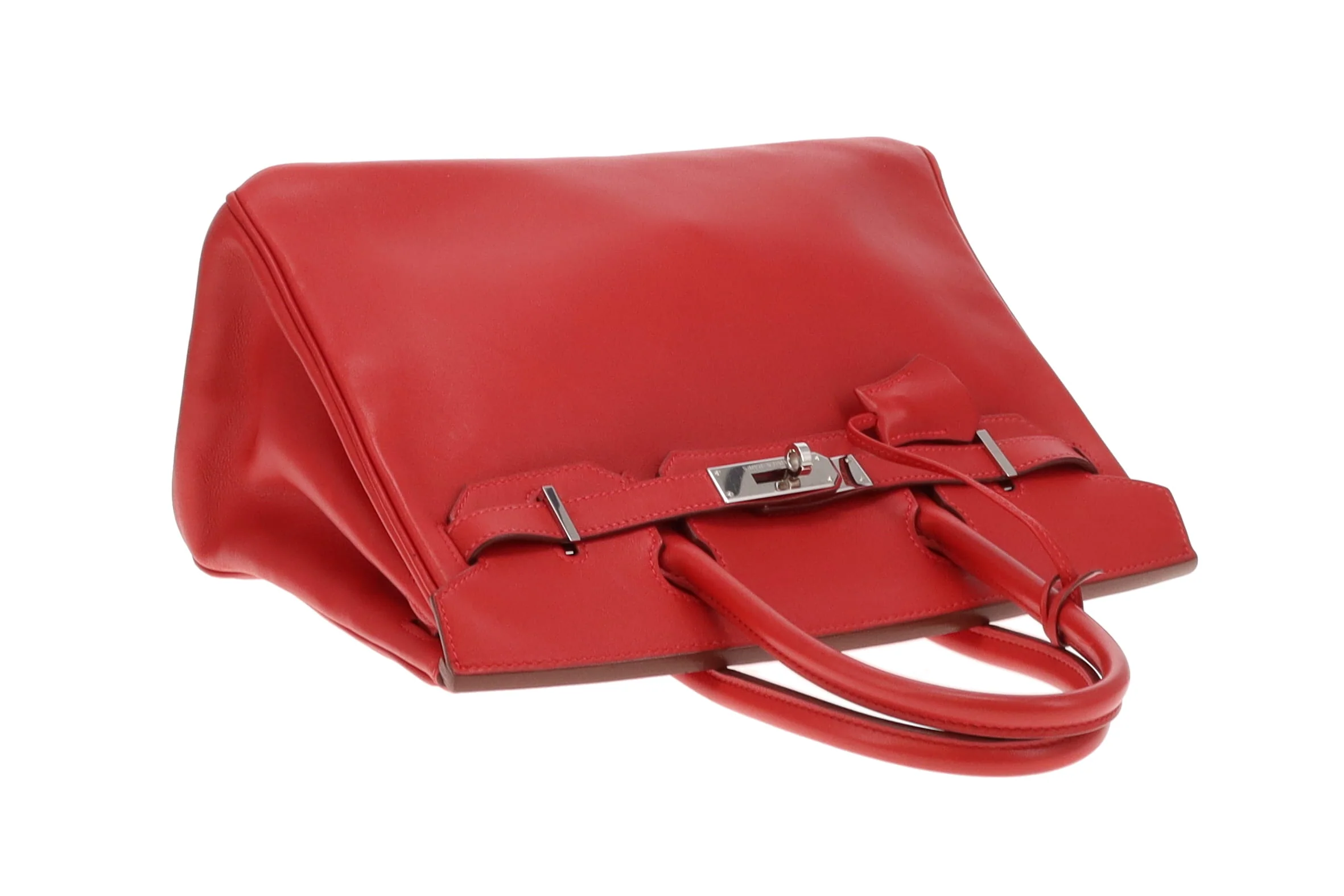 Hermes Birkin 30 Rouge Swift Leather PHW 2007 - Image 9