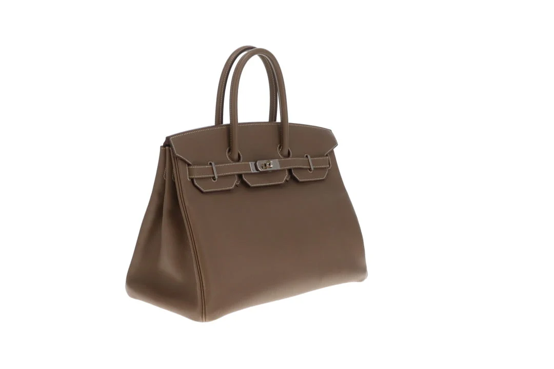 Hermes Birkin 35 Etoupe Epsom PHW 2012 - Image 4