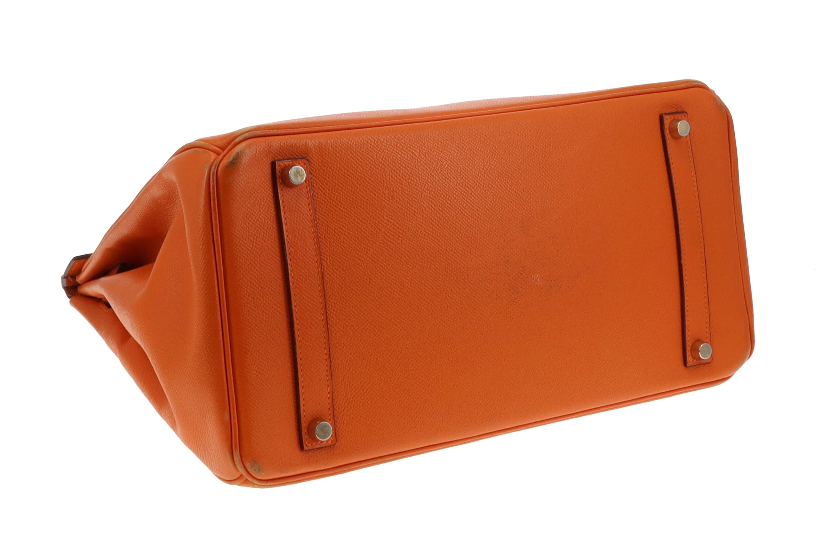 Hermes Birkin 35 Orange Epsom GHW 2007 - Image 11