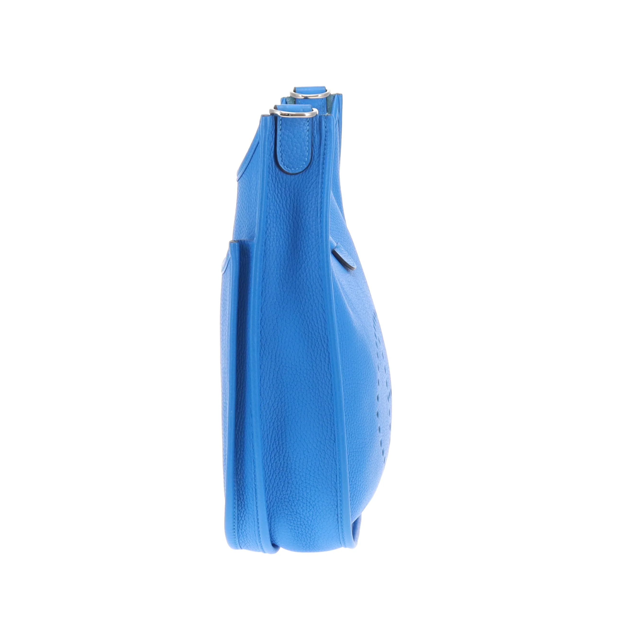 Hermes Evelyne III PM Bleu Hydra PHW - 2016 - Image 5