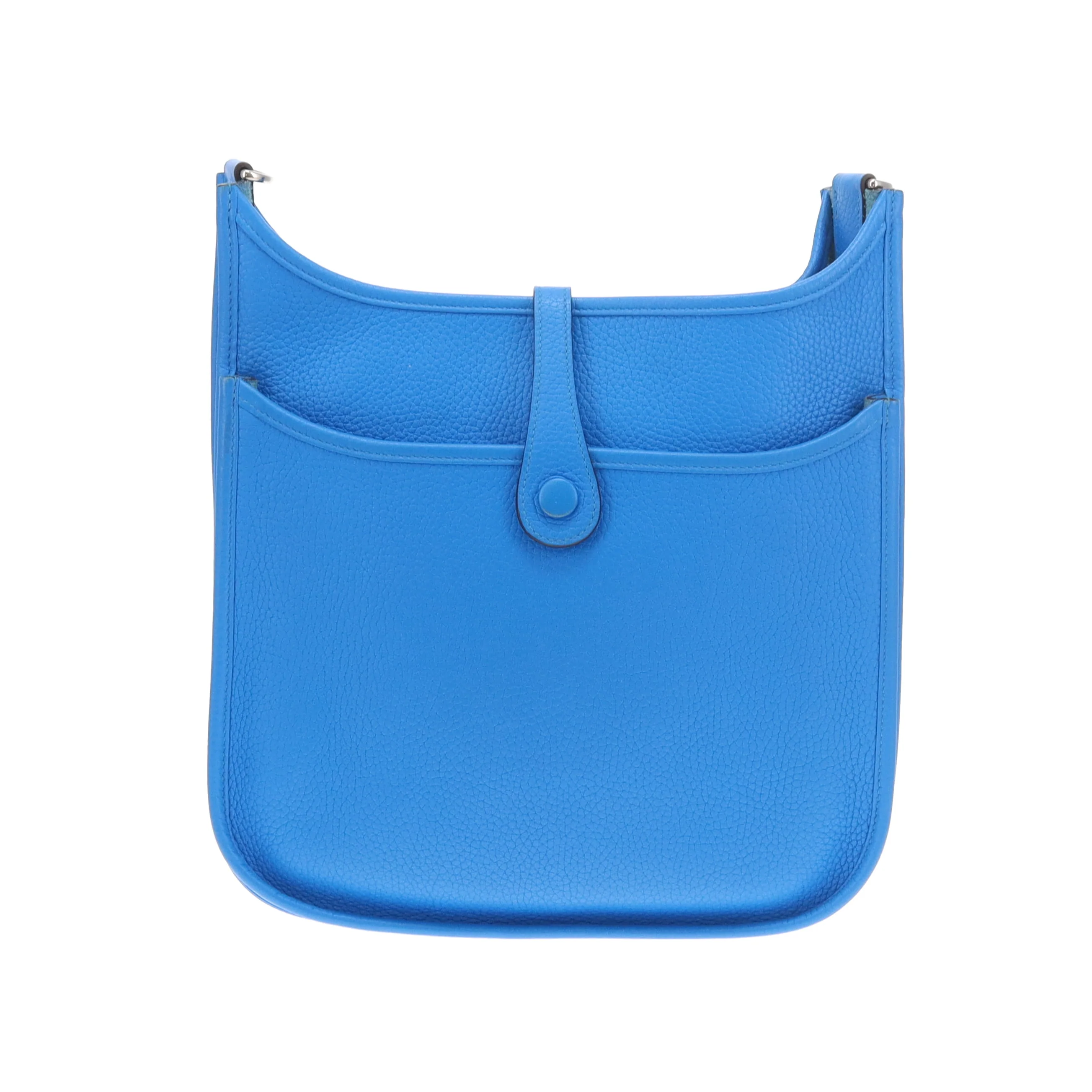 Hermes Evelyne III PM Bleu Hydra PHW - 2016 - Image 6