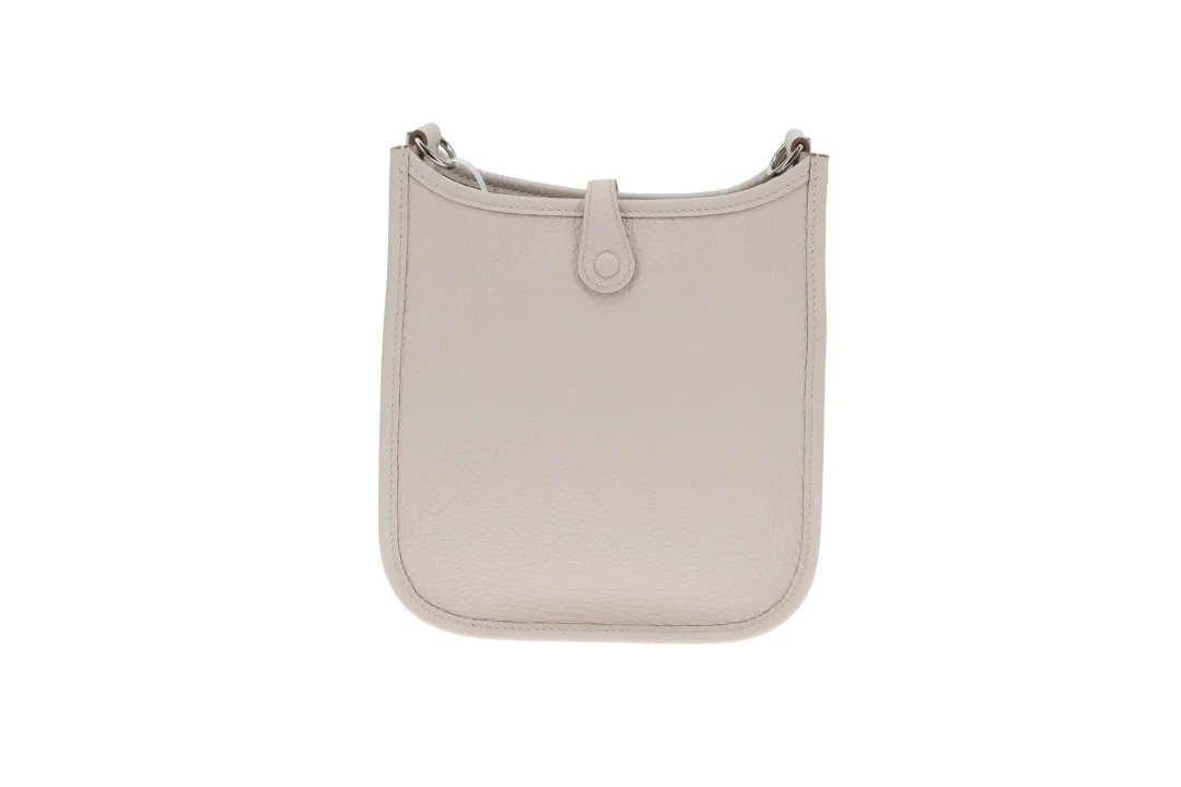 Hermes Evelyne TPM Gris Pale Clemence Leather 2024 - Image 7