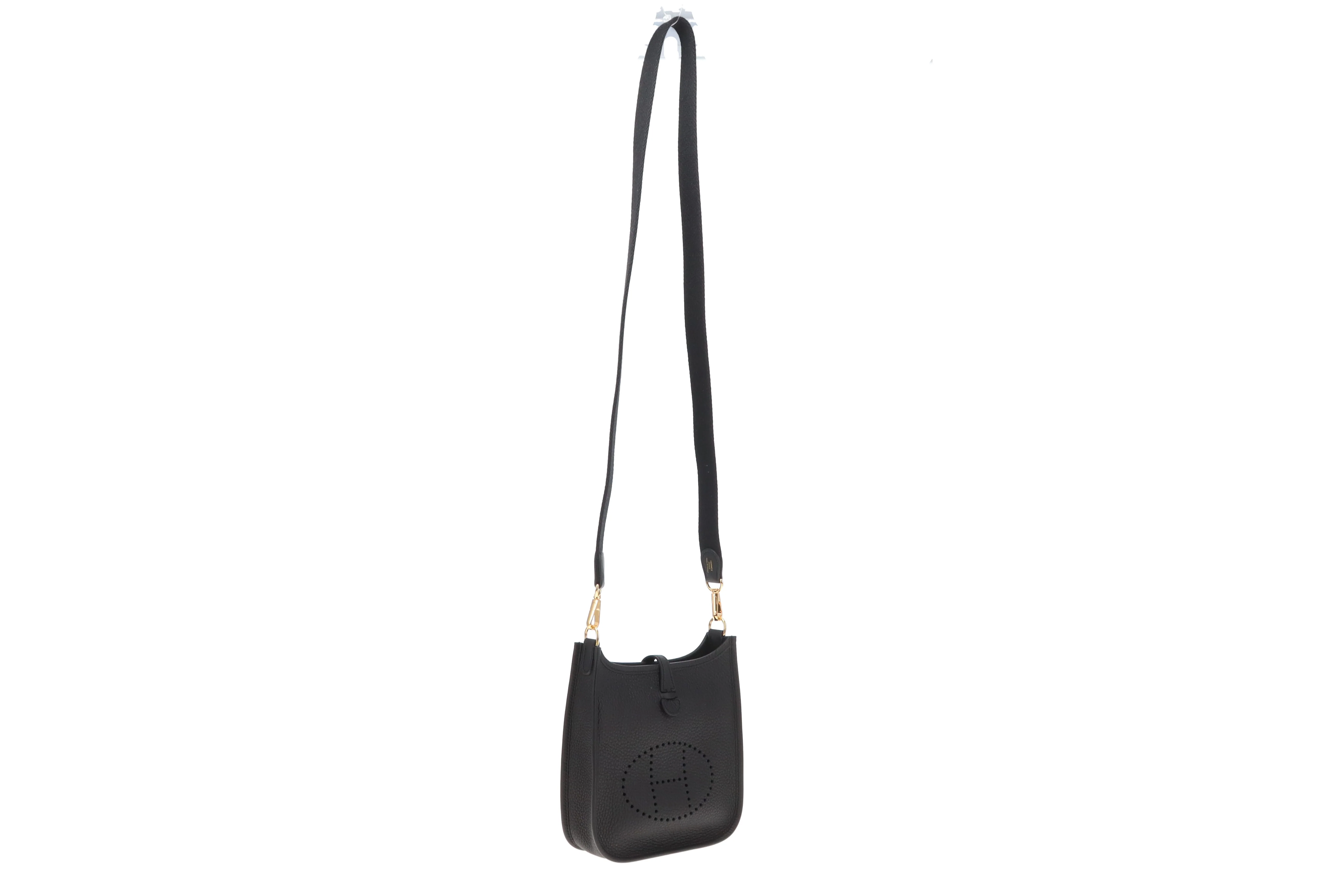 Hermes Evelyne TPM Noir Clemence Leather 2024 - Image 11