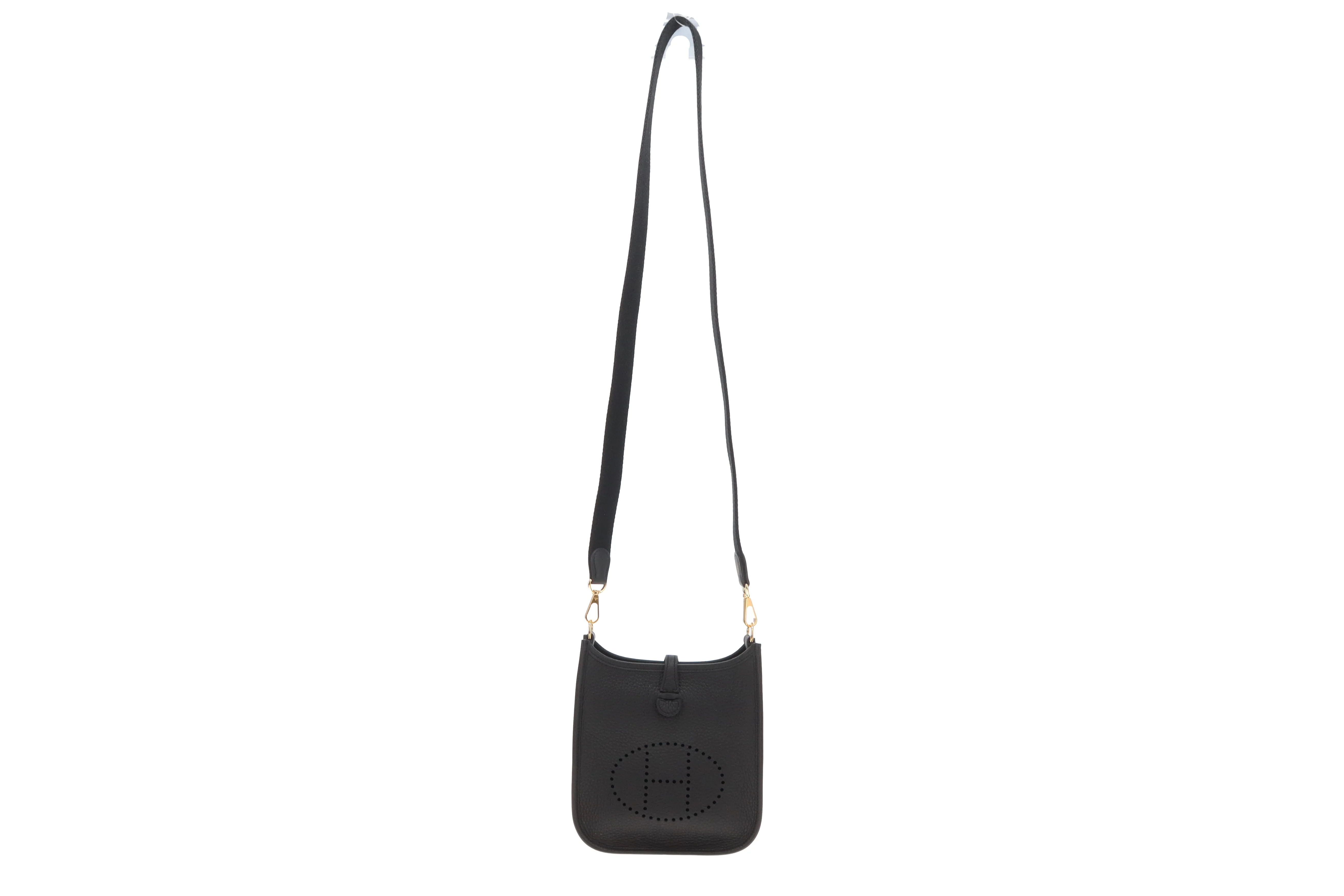 Hermes Evelyne TPM Noir Clemence Leather 2024 - Image 4