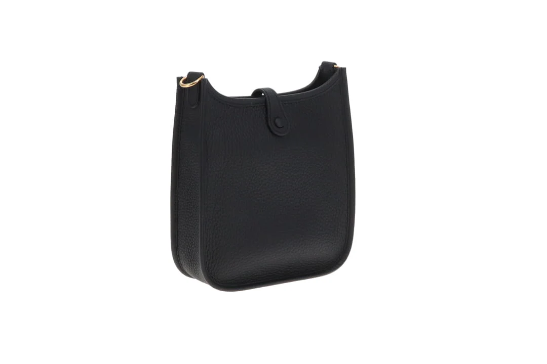 Hermes Evelyne TPM Noir Clemence Leather 2024 - Image 5