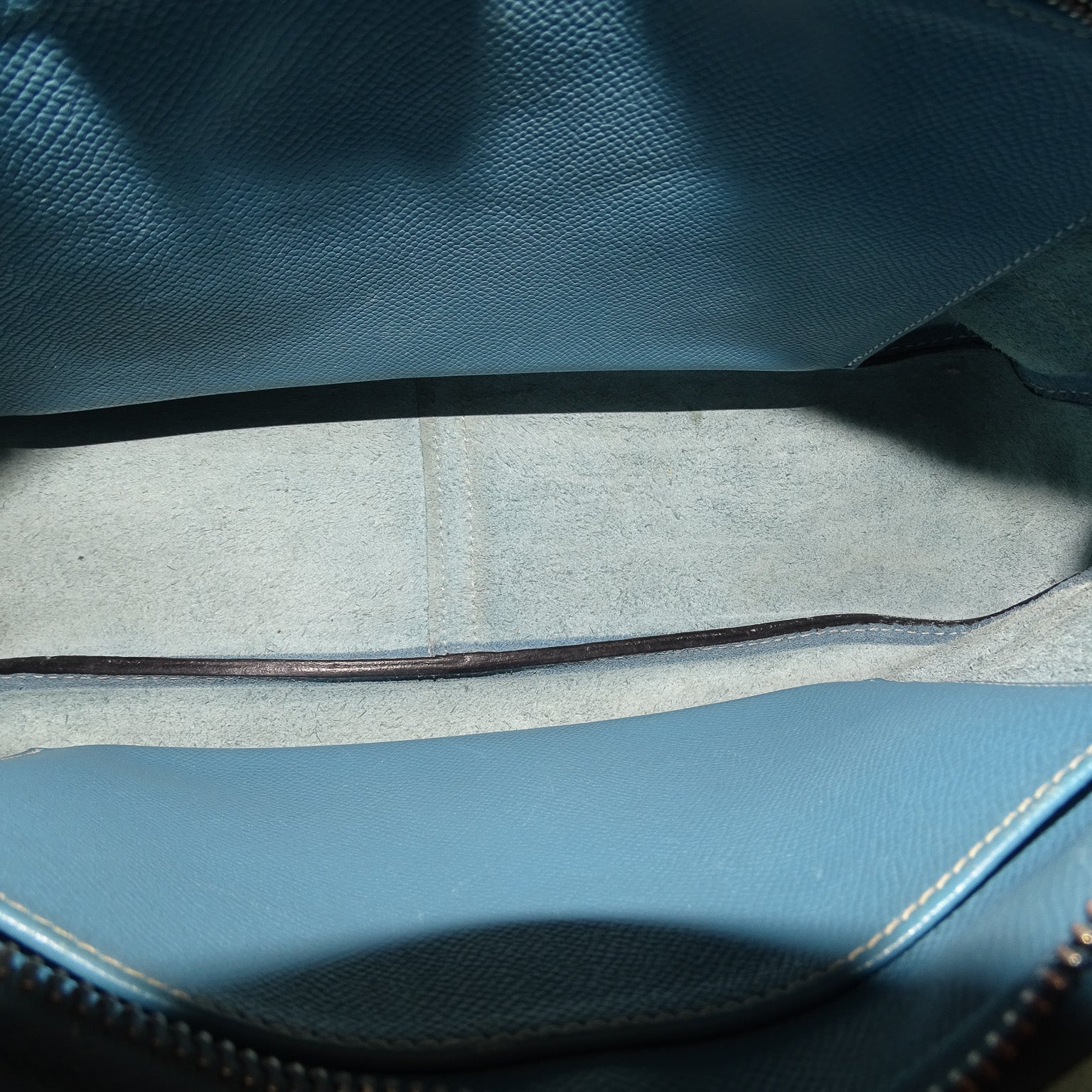 Hermes Trim 31 Blue Jean Epsom PHW 2006 - Image 12