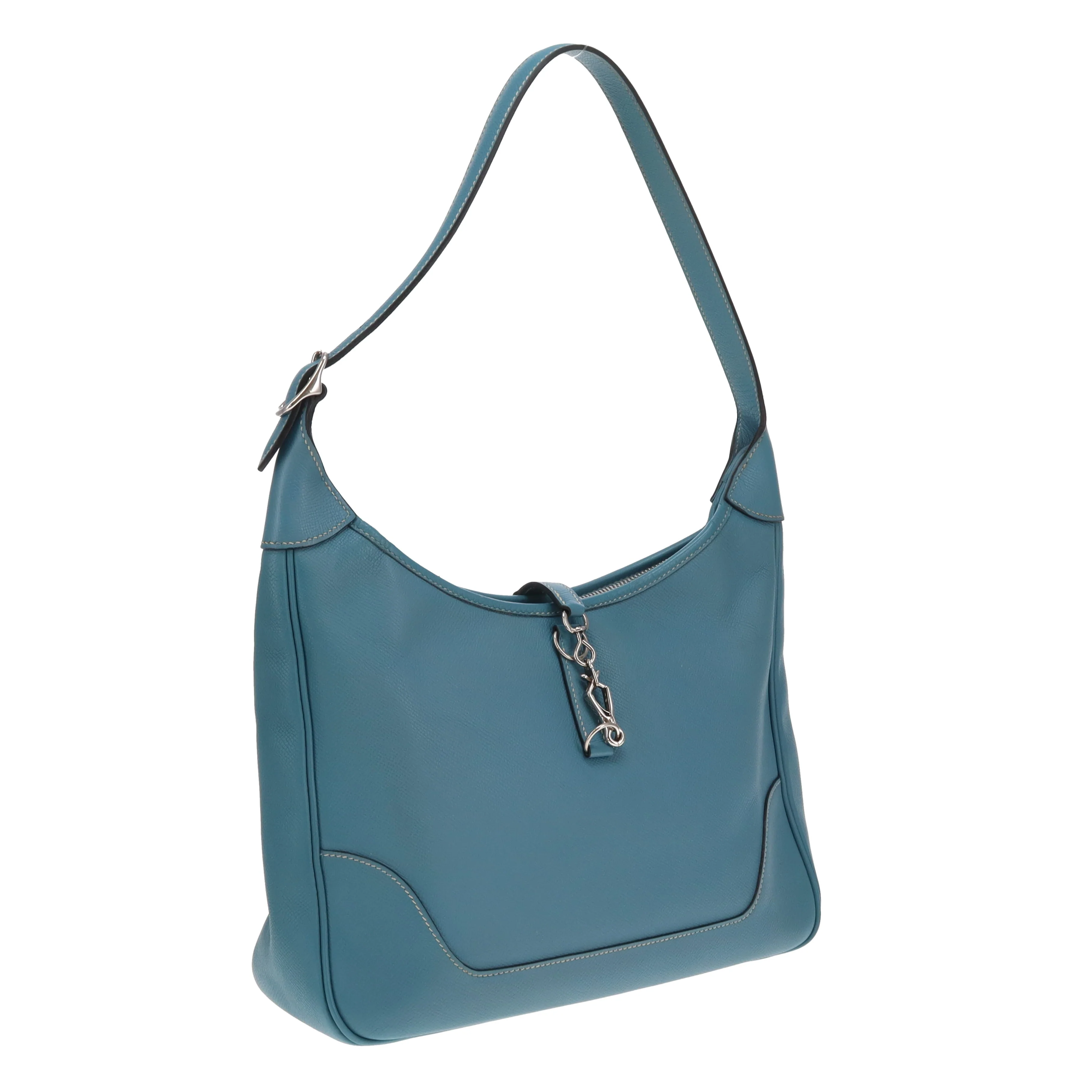 Hermes Trim 31 Blue Jean Epsom PHW 2006 - Image 3