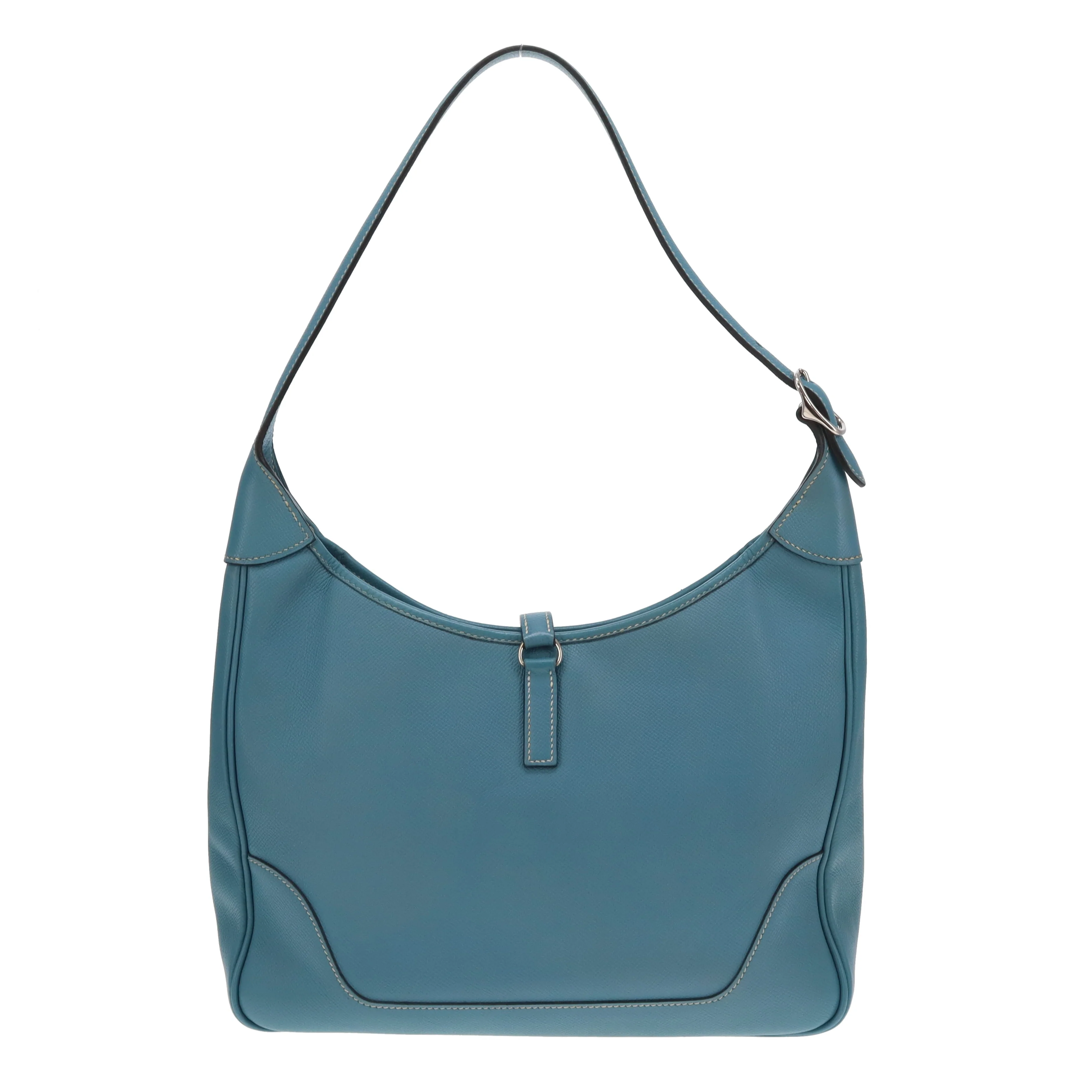 Hermes Trim 31 Blue Jean Epsom PHW 2006 - Image 5