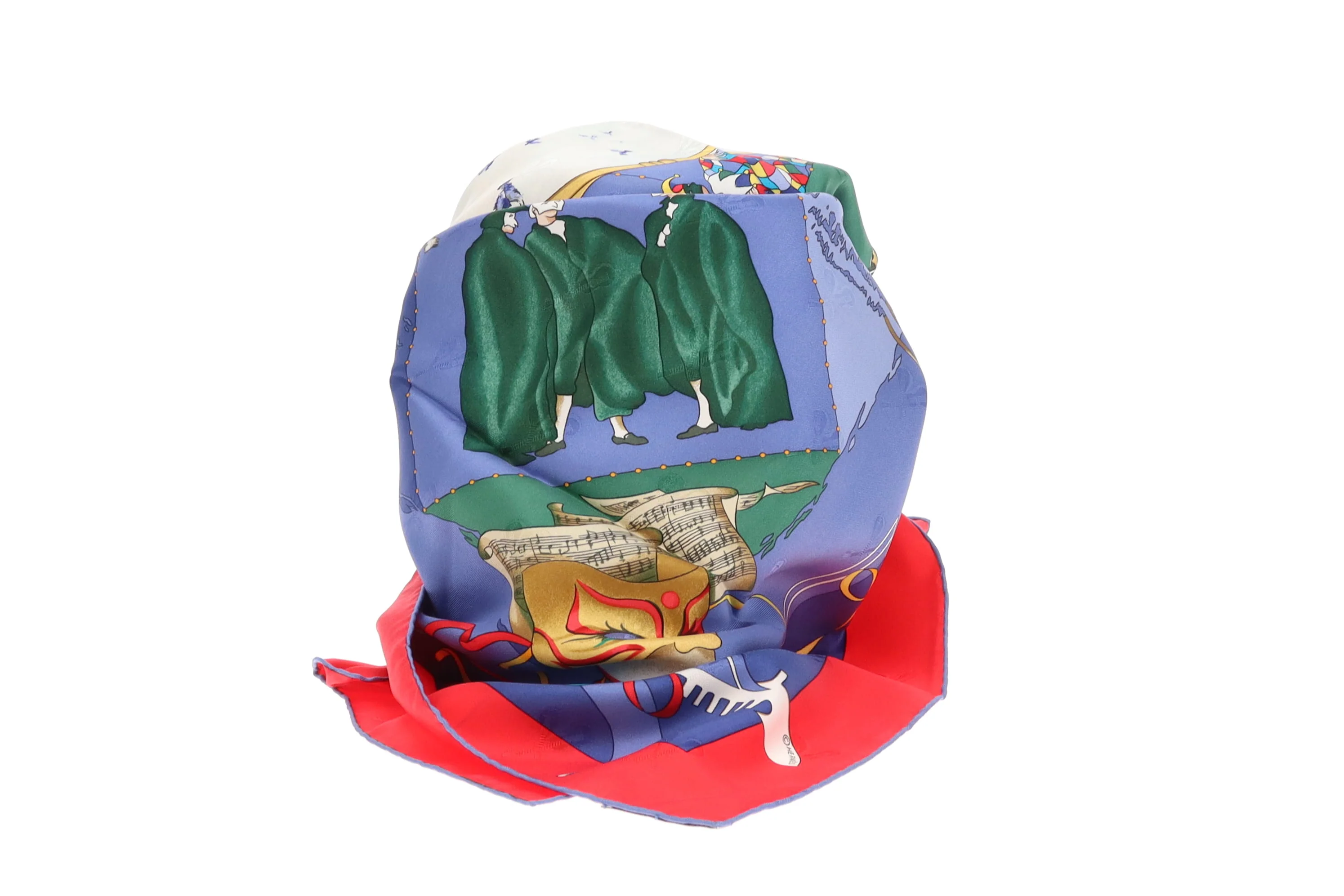 Hermes Le Carnaval de Venise Scarf 90 100% Silk - Image 2