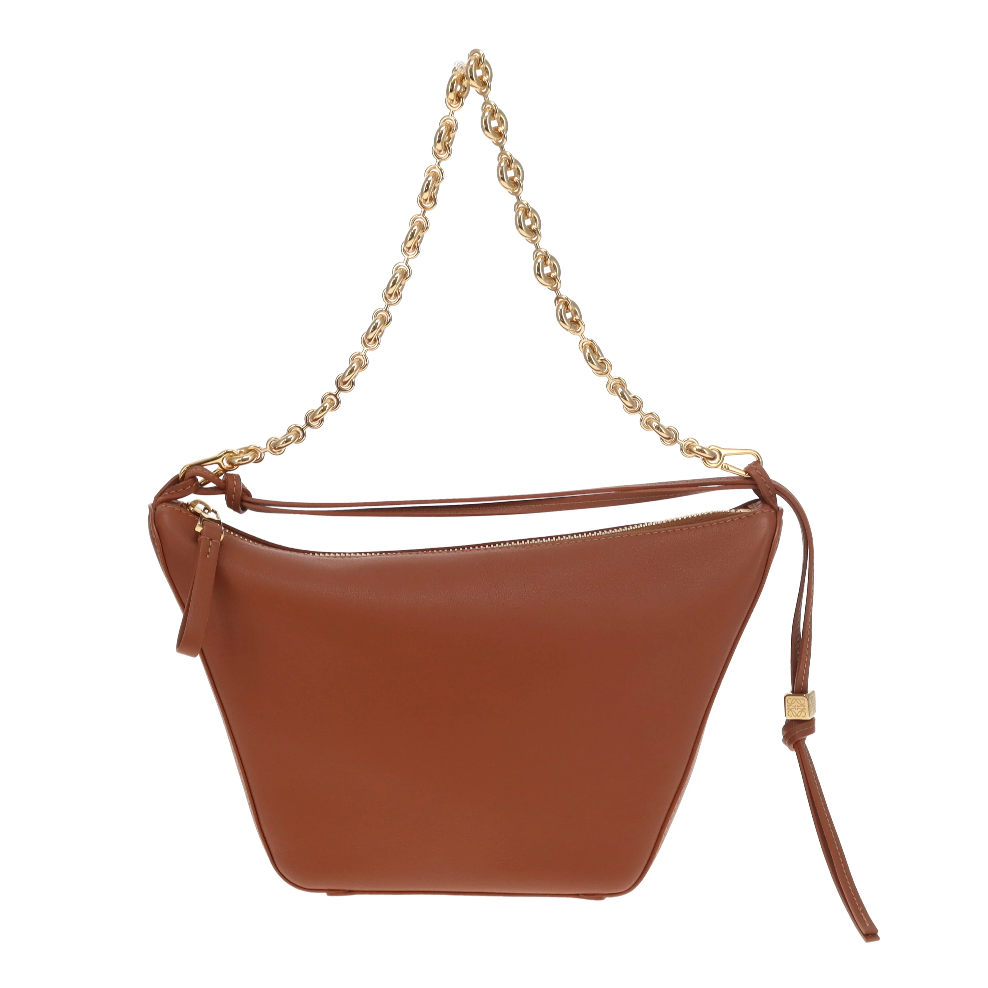 Loewe Hammock Hobo Mini  Tan Leather with Donut Chain - Image 4