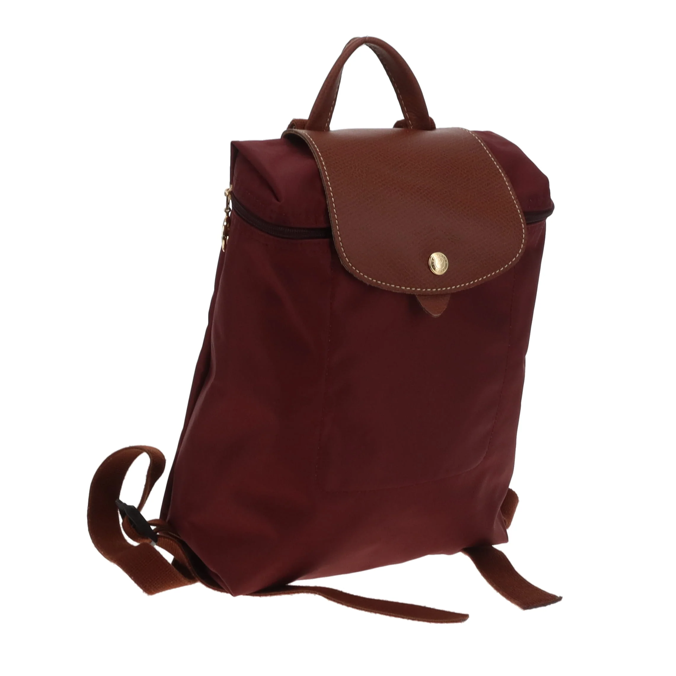 Longchamp Le Pliage Classic Backpack Burgundy - Image 3