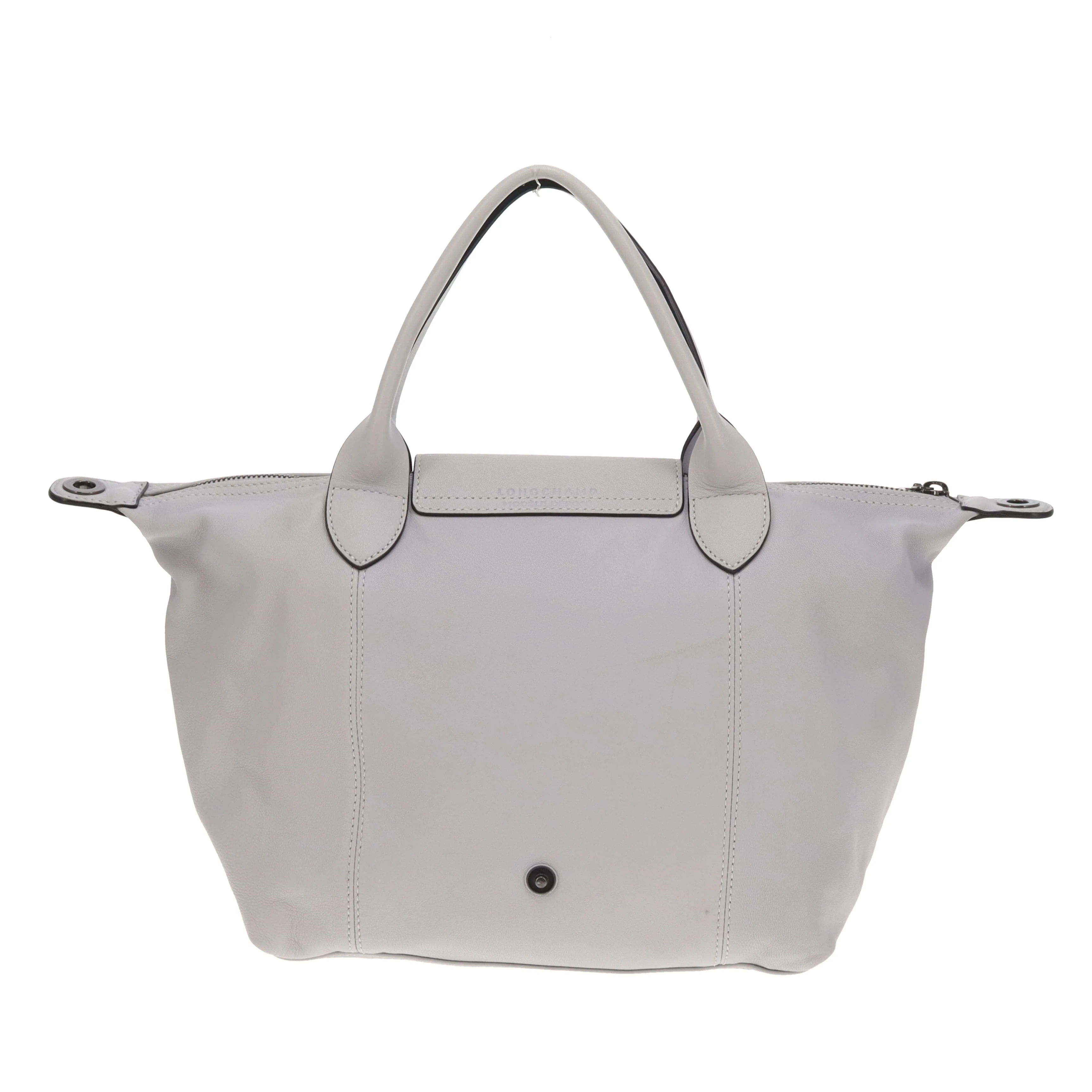Longchamp Le Pliage Cuir Grey - Image 7