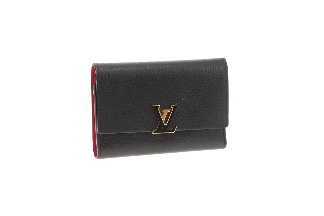 Louis Vuitton Capucines Wallet Black with Pink MI2178 - 2018 - Image 3