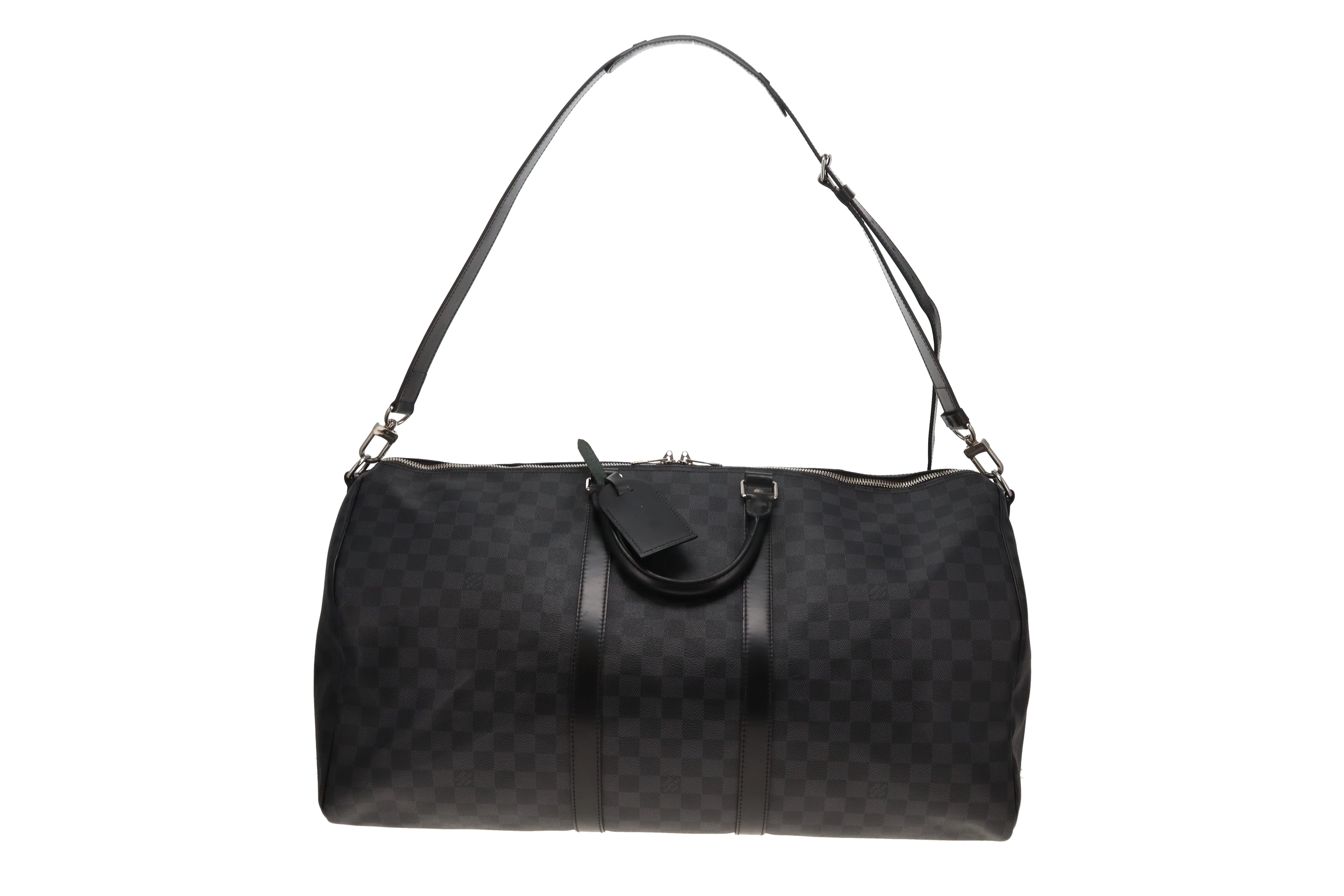 Louis Vuitton Keepall Bandouliere 55 Damier Graphite (hotstamped GC) - Image 3