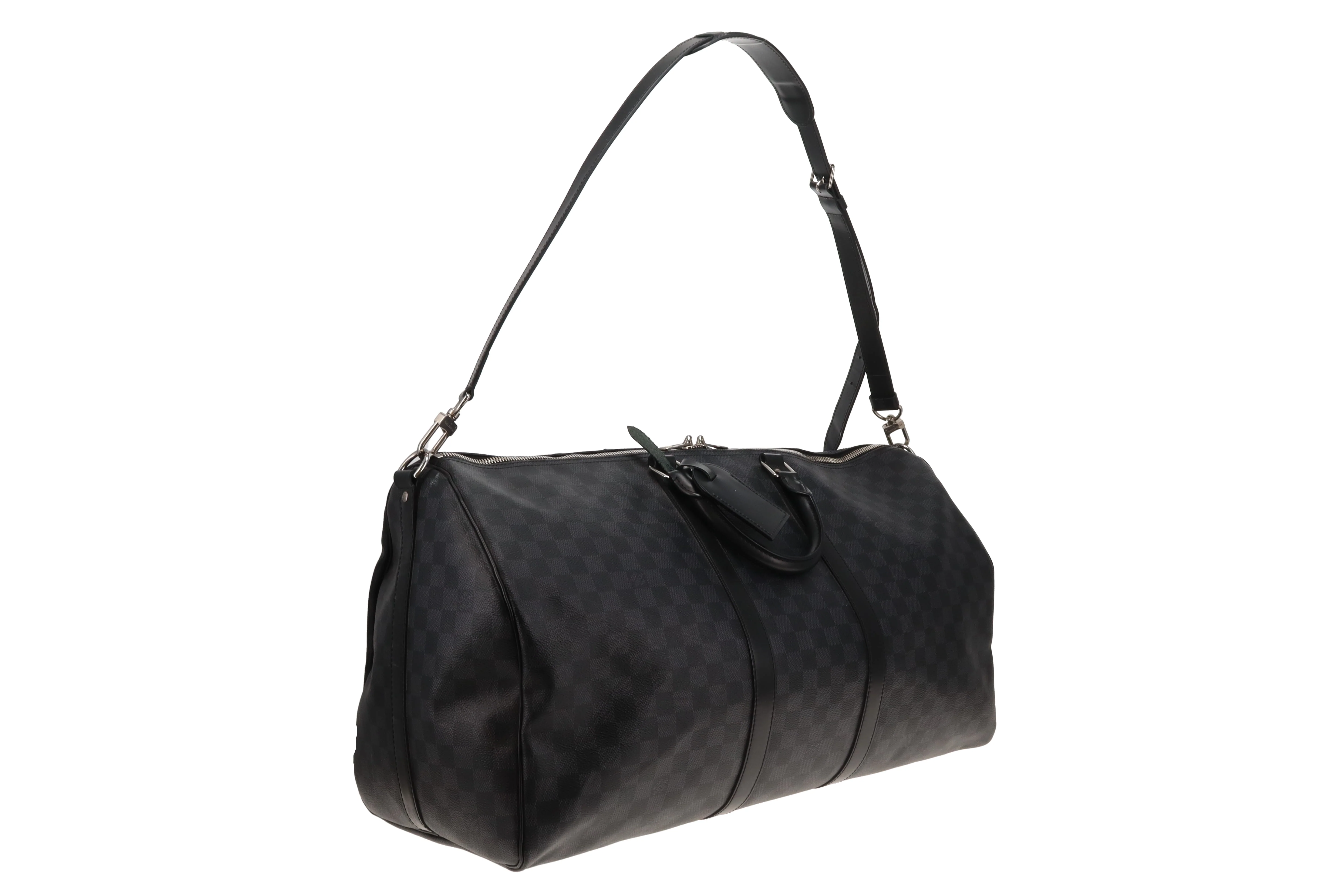 Louis Vuitton Keepall Bandouliere 55 Damier Graphite (hotstamped GC) - Image 5