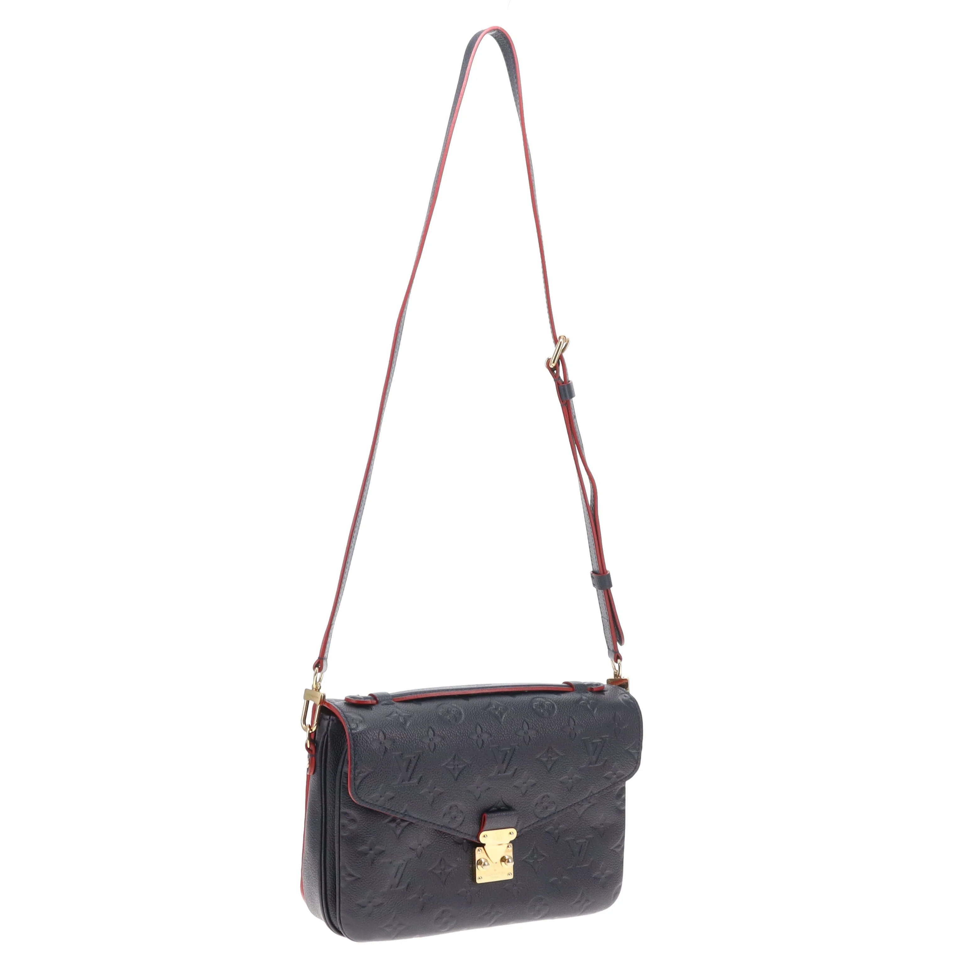 Louis Vuitton Metis Marine & Rouge Empreinte Leather AR4188 - Image 11