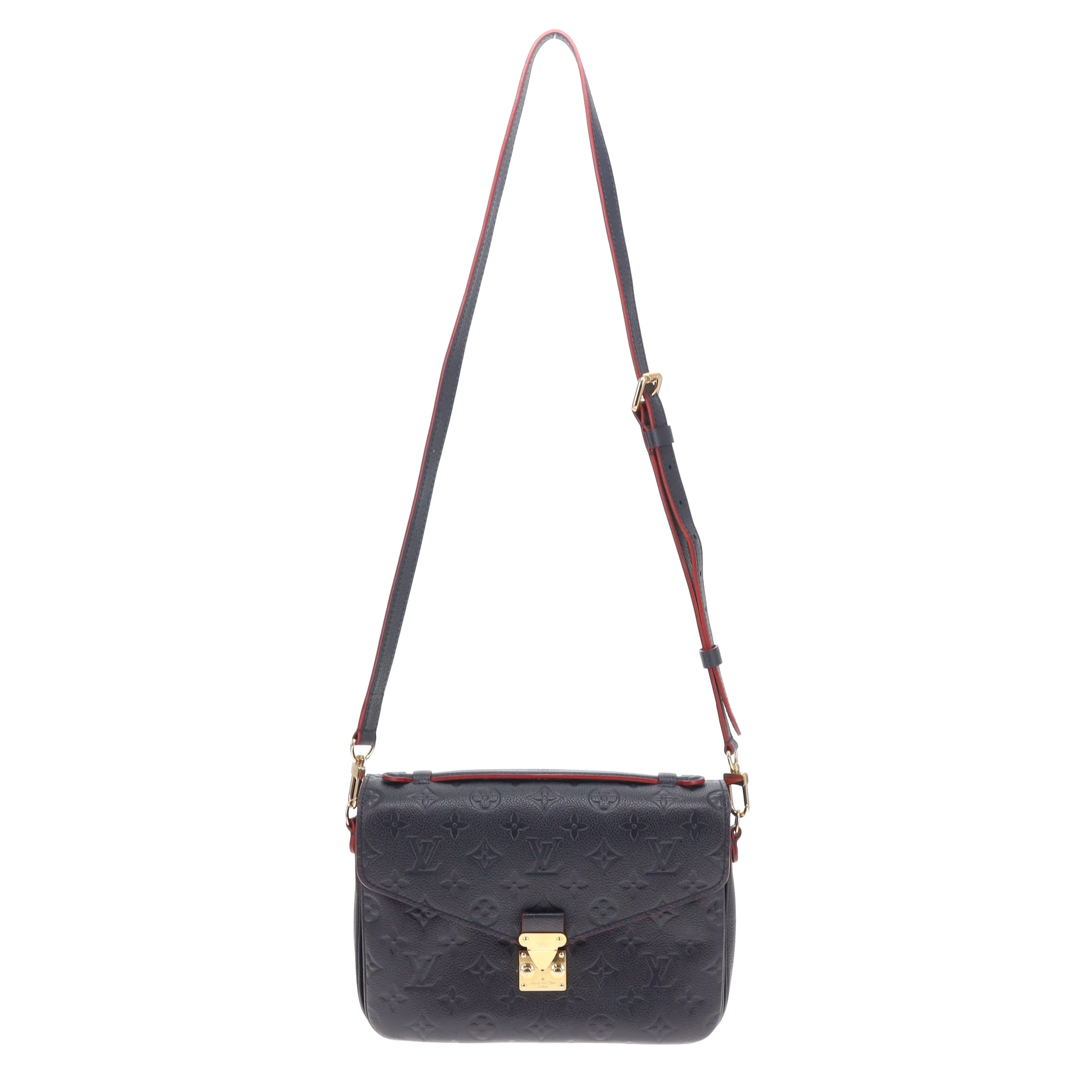 Louis Vuitton Metis Marine & Rouge Empreinte Leather AR4188 - Image 3