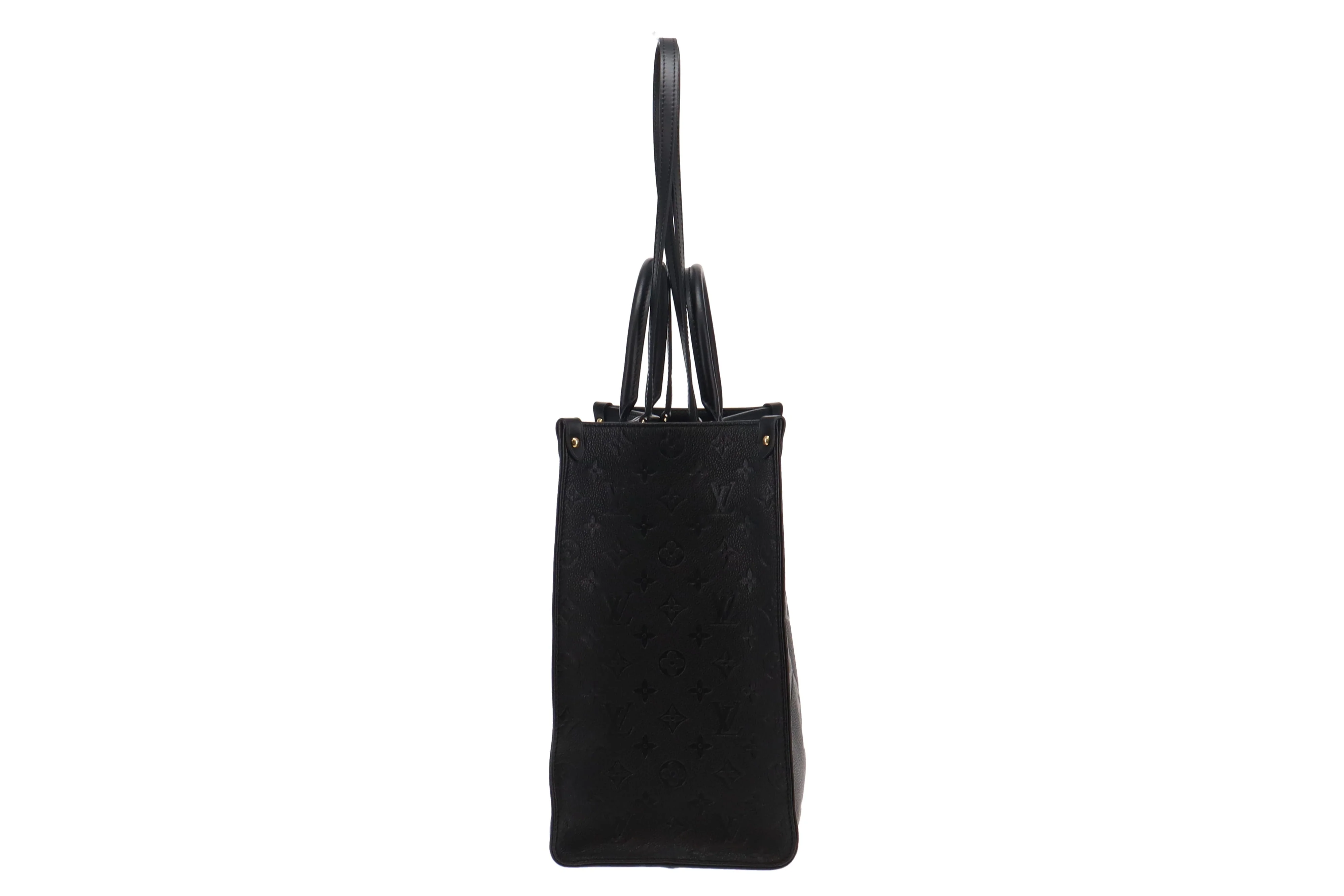 Louis Vuitton Noir Empreinte Leather Onthego GM (NFID Chip) - Image 6