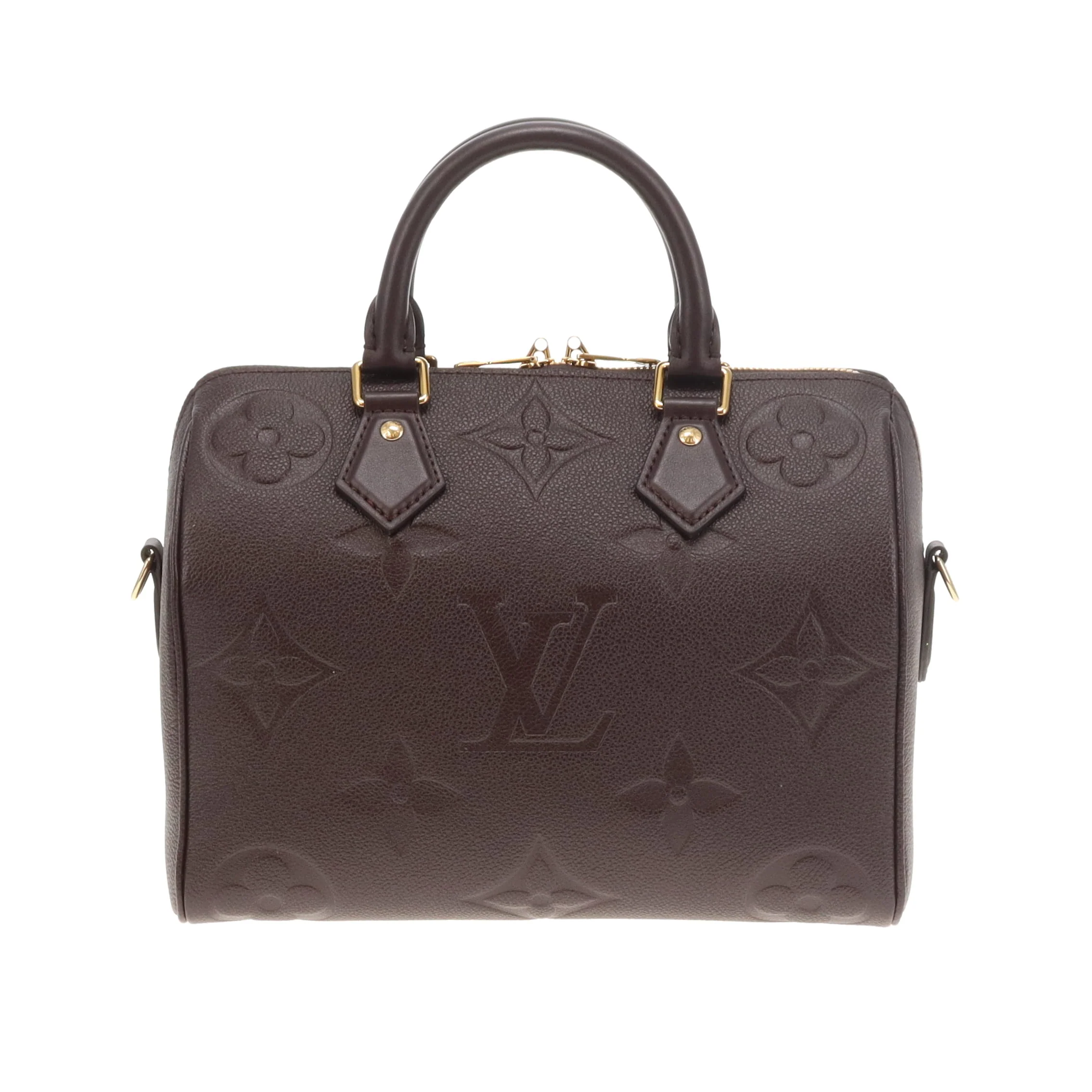 Louis Vuitton Speedy Bandouliere 25 Dark Brown Monogram Giant Empreinte - Image 11